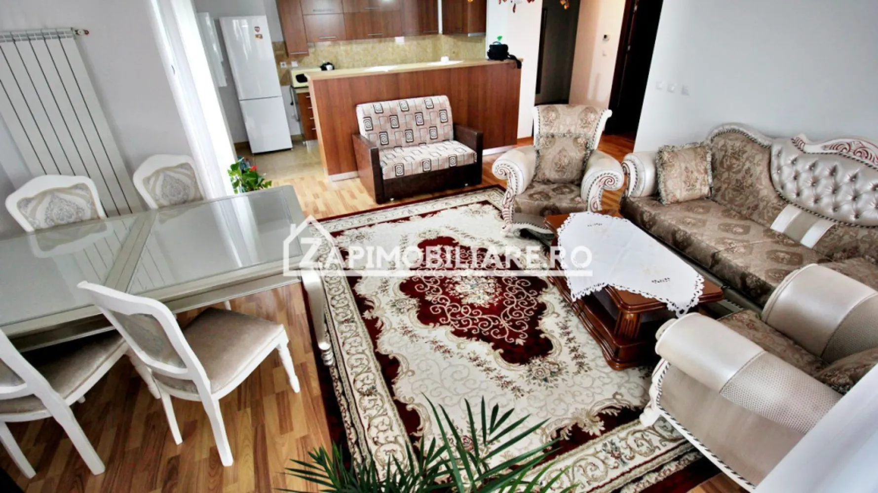 Apartament 2 camere,bloc NOU 62 mp, - Contact 0774048706 Bogdan
De închiriat apartament 2 camere in bloc NOU ,decomandat confort 1, situat în cartierul Tudor Acta Residence, strada Livezeni , suprafață utilă de 62 mp, situat la etajul 4 din 8 cu 2 lifturi oferit de Zap Imobiliare.
Detalii: 
- 1 living, 1 dormitor, 1 bucătărie, 1 baie, 1 terasă deschisă, 1 hol
- centrală termică, calorifere, geamuri termopan, ușă metalică.
- masina de spalat rufe, frigider, aragaz
- complet mobilat si utilat
Proprietatea se află într-o zonă cu un confort deosebit, datorită amplasării în imediata apropiere a tot ceea ce înseamnă viață modernă, și anume: mijloace de transport în comun, magazine, unități de învățământ de toate gradele, piață, parc, bănci, farmacii, s.a.
Locuința se închiriază mobilată și utilată la prețul de 450 Euro 
Comisionul perceput este de 50% din valoarea primei chirii si se plateste o singura data in momentul semnarii contractului de inchiriere.
Contact 0774048706 Bogdan
Acest anunț nu corespunde cerințelor tale? Sună la numărul afișat în anunț și unul dintre agenții noștri te va ajuta cu alte oferte personalizate în funcție de cerințele tale.