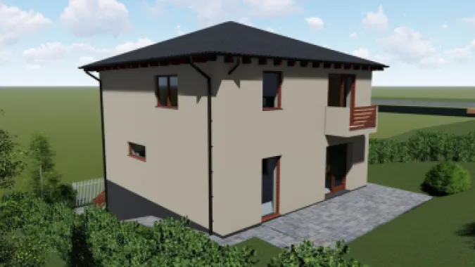 Casa 4 camere,2 bai,136 mp, 550 mp teren zona Corunca