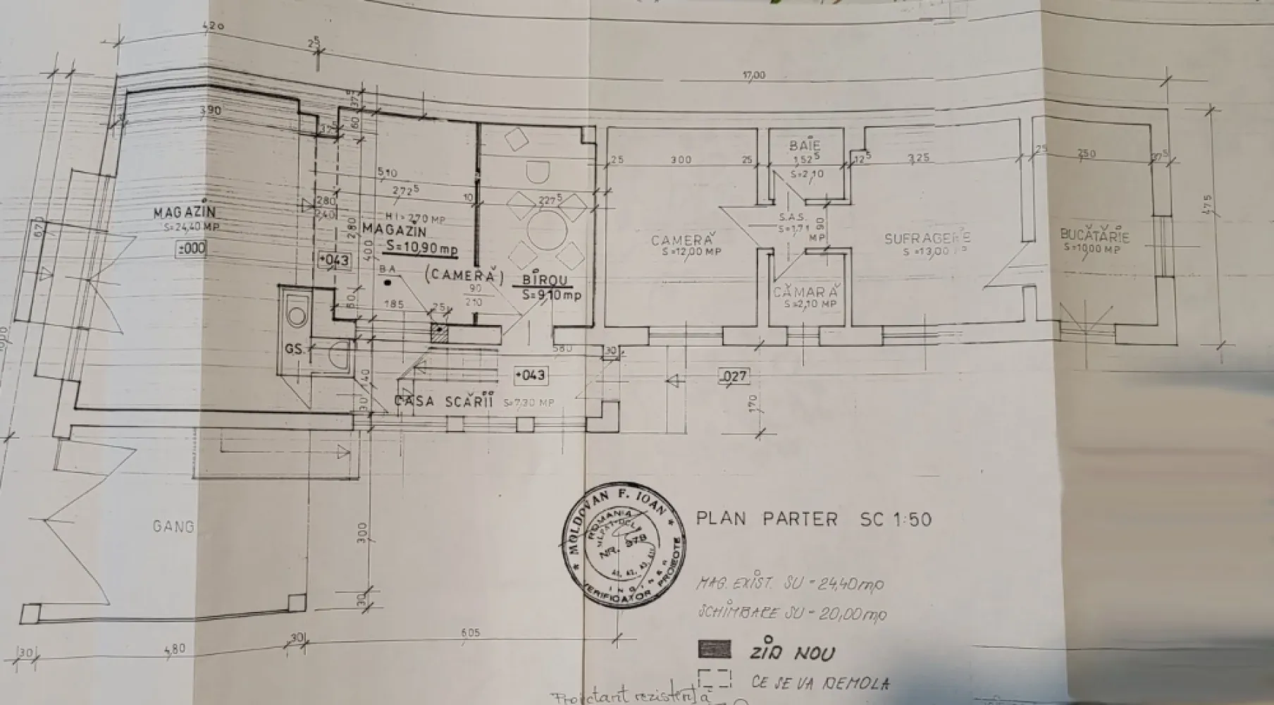 Central - Casa + Spatiu comercial stradal - Strada Predeal
