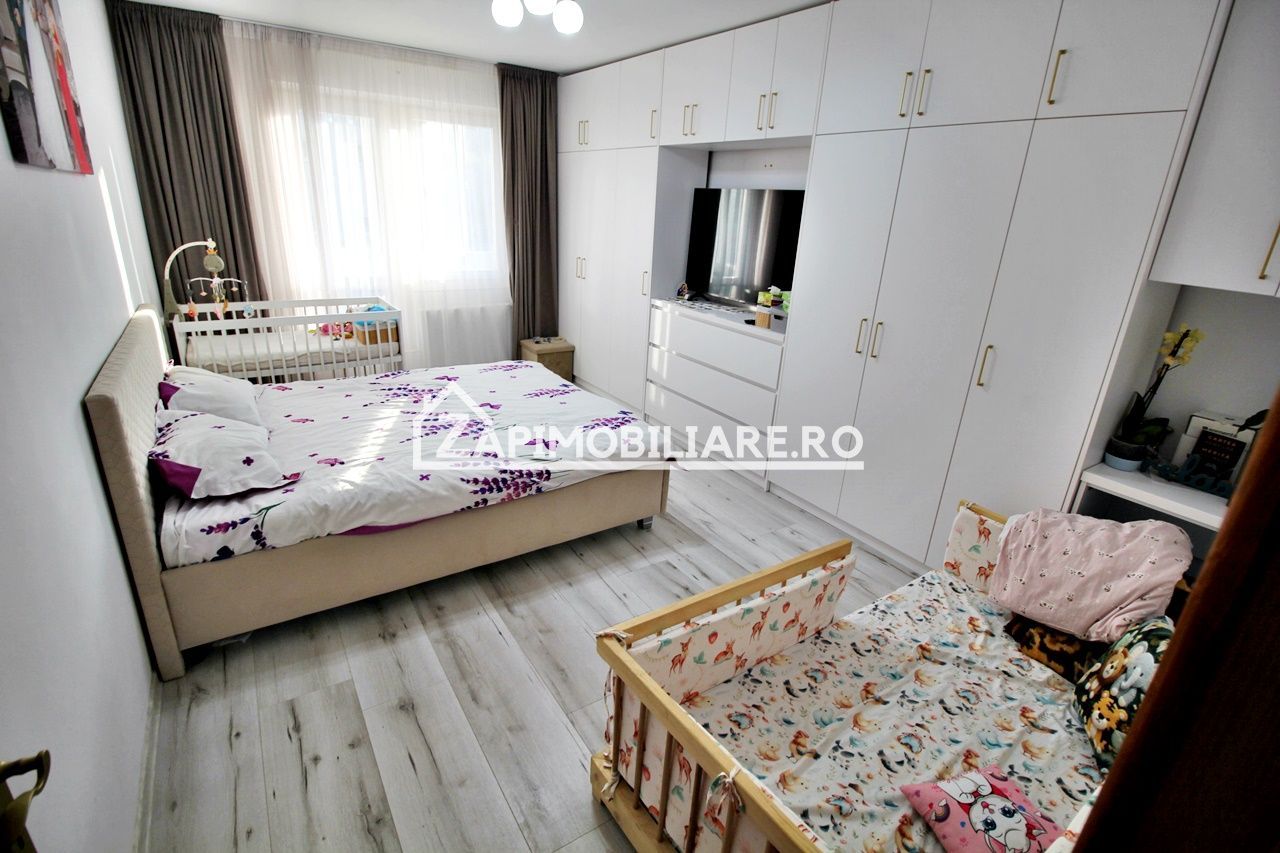 Apartament 2 camere,52 mp, cartier Tudor, mobilat si utilat