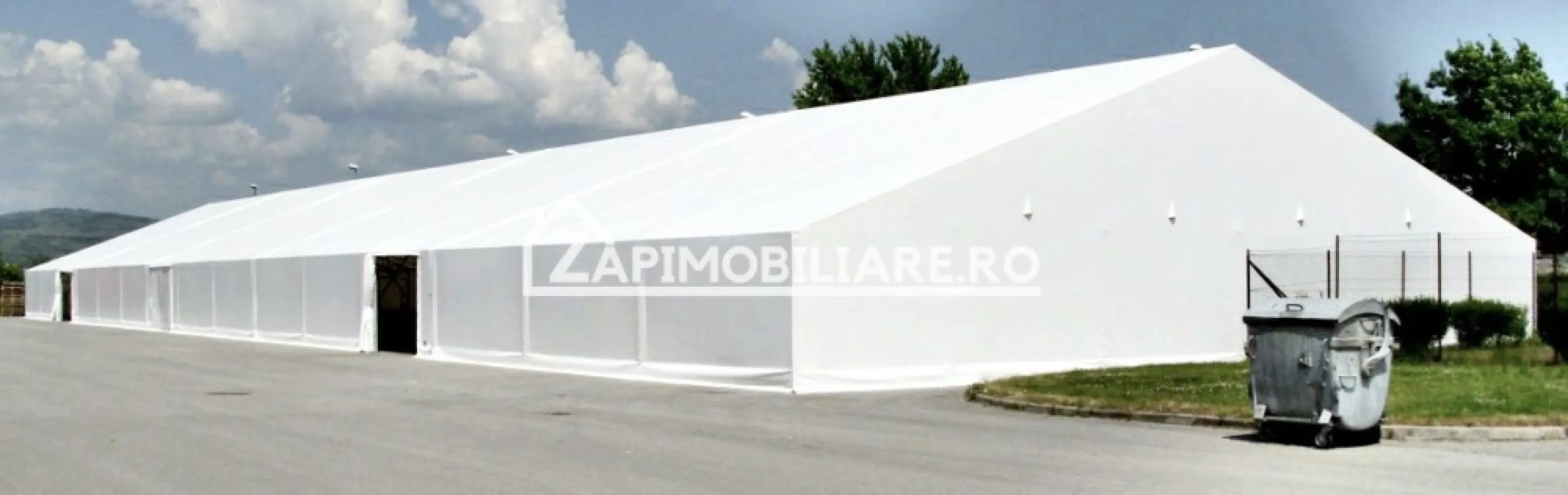 Cort Industrial de Inchiriat Tg. Mures - De închiriat cort industrial cu o suprafața utila intre 200 mp si o inaltime de 6 m, zona Gheorghe Doja oferit de Zap Imobiliare
Detalii:
- acces tir in curte, loc de parcare, toate utilitatile.
- camere de supraveghere , paza. 
Spațiul se închiriază la prețul de 3 euro ( plus TVA ) /mp.
--------------------------------------------------------------------------------------------------------------------------------
Comisionul perceput este de 0% din valoarea primei chirii.Și se percepe o singură dată!
Acest anunț nu corespunde cerințelor tale? Sună la numărul afișat în anunț și unul dintre agenții noștri te va ajuta cu alte oferte personalizate în funcție de cerințele tale.