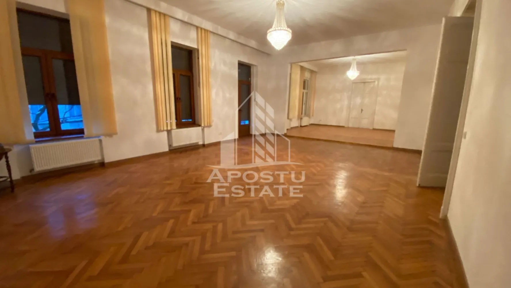 Spatiu de birouri, 196 mp, de inchiriat,zona Maria - APOSTU ESTATE va propune spre inchirat spatiu birouri 196 mp - zona Maria Timisoara.

Spaţiu cu o suprafaţă utilă de 196 mp, – perfect pentru birouri.

Amplasament excelent – zona Centrala, cu acces facil şi posibilitate de parcare în imediata apropiere.
Compartimentare funcţională:
4 camere pentru birouri
2 grupuri sanitare

Beneficii:
Locaţie centrală, uşor accesibilă.

Programeaza o vizionare!
Pret chirie: 1000€ + garantie 1000€
ID intern: CP2864099!