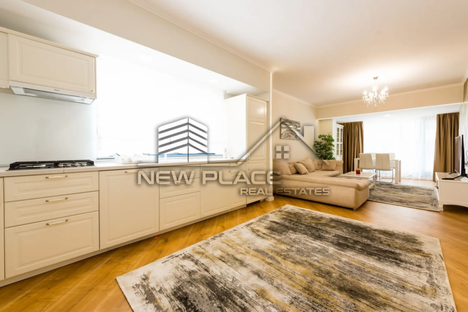 4City North | Apartament exclusivist | Vedere curtea interioara | LUX - New Place Real Estate Company va propune spre vanzare un apartament exclusivist intr-un ansamblu rezidential nou - 4City North, cu o arhitectura moderna si eleganta, cu spatii verzi si gradina privata situate intr o curte interioara splendida, extrem de generoasa si sigura.

Apartamentul este situat la Etajul 1, are o suprafata construita de 110 mp si o suprafata utila totala de 87.92 mp, fiind compus din: living spatios - cald din punct de vedere al cromaticii cu suprafata de 22.74 mp, bucatarie - complet utilata si mobilata cu electrocasnice de ultima generatie cu suprafata de 8.29 mp, 2 dormitoare cu suprafete de 18.29 mp respectiv 13.30 mp (dintre care unul este matrimonial), 2 bai moderne cu suprafate de 4.02 mp respectv 3.63 mp, 2 holuri cu suprafete de 9.73 mp respectiv 3.15 mp si un balcon cu vedere catre curtea interioara cu suprafata de 4.77 mp.

Separat se poate achizitiona si un loc de parcare disponibil in parcarea subterana a Ansamblului la pretul de 10,000 Eur.

Alte detalii: finisaje de calitate, centrala termica proprie, aer conditionat in fiecare camera, consumul de energie electrica, gaze, apa/canalizare este contorizat individual per apartament, exista retea de cablu TV/ internet, interfon, monitorizare video si paza 24/7.

Ansamblul 4City dispune de o localizare excelenta, fiind situat in Nordul Bucurestiului - Pipera, la cativa pasi de Lacul Saulei, in inima cartierului de business, intr-o zona linistita si sigura, cu acces direct la mall, benzinarii, gym, restaurant, scoli si gradinite.

Pentru mai multe detalii sau oferte similare, nu ezitati sa ne contactati.

Aceasta oferta apartine New Place Real Estate Company.