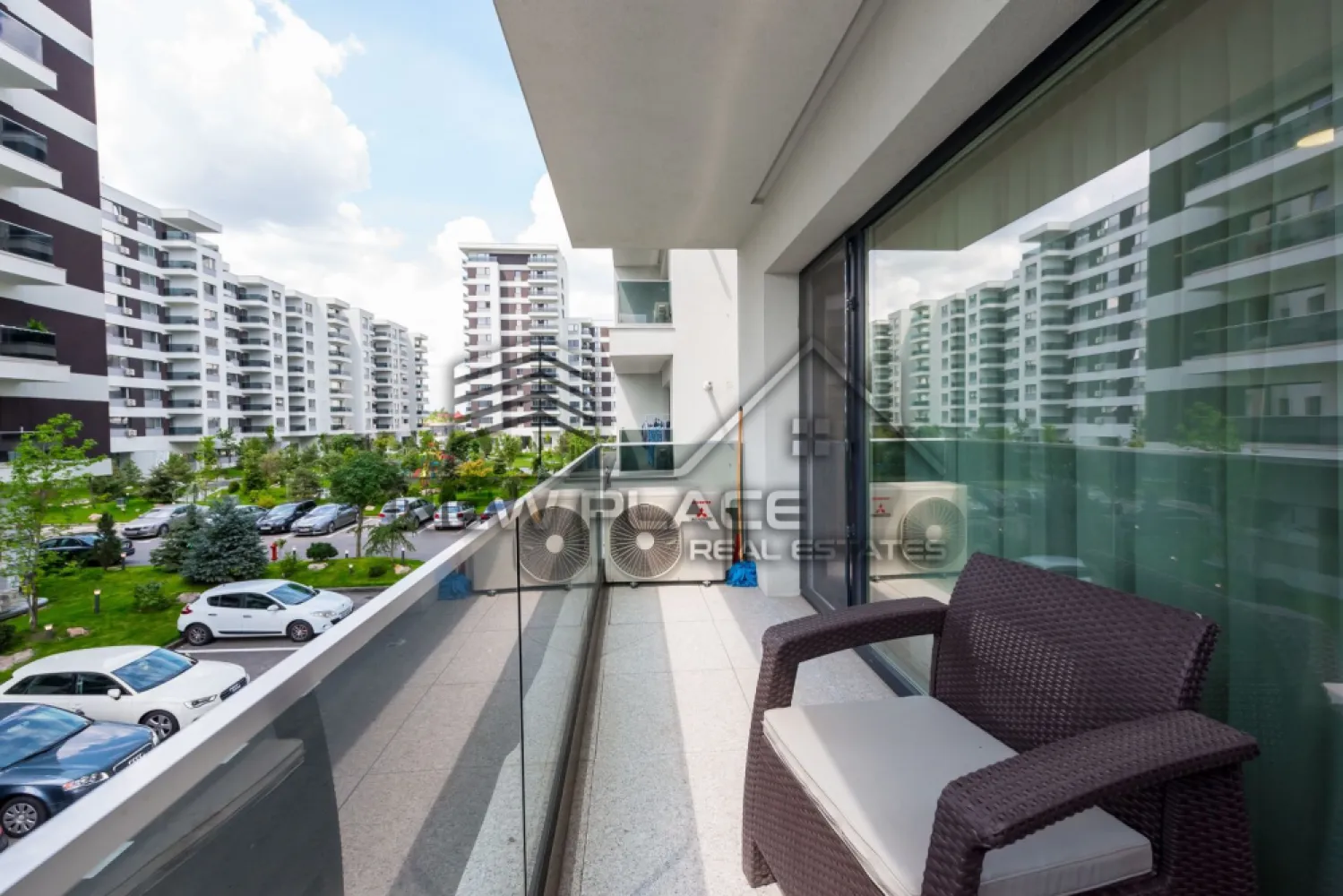 4City North | Apartament exclusivist | Vedere curtea interioara | LUX