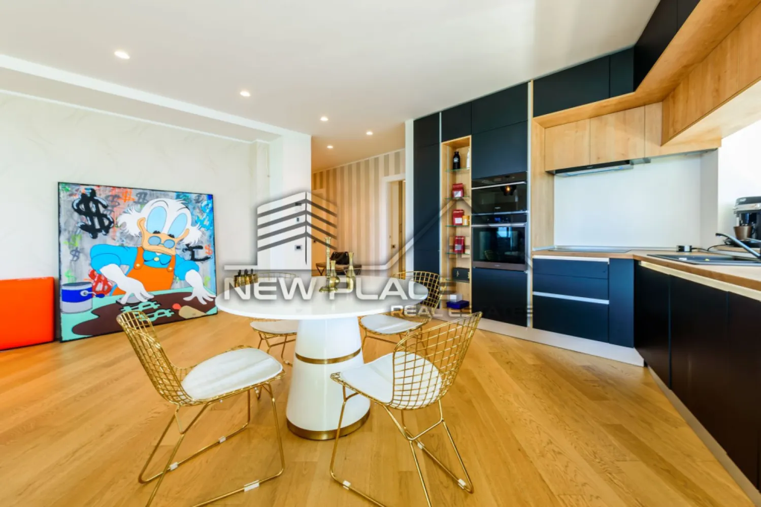 Aviatiei Tower | Vedere libera | Terase 40 mp | 470,000+TVA | Lux - New Place Real Estate Company va propune spre vanzare un apartament unicat de 3 camere, disponibil la etajul 10, situat in Ansamblul Rezidential Aviatiei Tower by Radacini, un complex rezidential premium, localizat vis-a-vis de Mall-ul Promenada, langa hotelul Marriott Courtyard.

Suprafata utila totala a apartamentului este de 144.12 mp, suprafata construita este 173.19 mp si este compus din living spatios de 30.55 mp, o bucatarie open space de 11.33 mp, un dormitor de 15.23 mp si unul de 11.79 mp, 2 zone de dresing de 4.65 mp si 5.27 mp, o baie de 6.39 mp si una de 3.50 mp, un hol de acces de 15.54 mp si 2 terase superbe, una de 20.11 mp si cealalalta de 14.61 mp. 

Separat se poate achizitiona si un loc de parcare situat la subteranul ansamblului la pretul de 20,000 Eur + TVA.

Aflat intre Calea Floreasca, Barbu Vacarescu si Herastrau, zona beneficiaza de cele mai mari investitii imobiliare din Romania: extinderea Mall-ului Promenada, extinderea Str. Fabrica de Glucoza, urmata de Str. Dimitrie Pompeiu.

Datorita acestor avantaje de localizare, impreuna cu nivelul inalt calitativ al materialelor, dotarilor si finisajelor, Ansamblul Rezidential Aviatiei Tower by Radacini a fost catalogata in Anul 2019 cu distinctia "Prime Property - 1st Investors Choice".

Materialele premium folosite si atentia la cele mai mici detalii fac din aceste apartamente unele cu mult peste ce se gaseste in piata la ora actuala. De la incalzirea in pardoseala cu sistem de reglaj individual in fiecare camera, pana la video interfon, totul se poate monitoriza de pe telefon.

Materialele de calitate superioara, finisajele atent selectate si executate, totul va va oferi eleganta in cautarea careia v-ati aflat mereu:
* Parchet triplu stratificat, de inalta calitate;
* Produse sanitare premium marca Vitra;
* Placi ceramice marca Porcelanosa.
* Tamplarie exterioara Shuco aluminiu cu sticlă Low E și 4 Seasons;
* Fatada ventilata ceramica;
* Sisteme de reglaj a temperaturii in fiecare camera;
* Vata minerala pentru un plus de izolare termica si acustica;
* Sisteme de aer conditionat multisplit;
* Ascensoare Schindler pentru 9 pasageri.

Paza si supraveghere video 24/7.

Pentru mai multe detalii sau oferte similare, nu ezitati sa ne contactati.

Aceasta oferta apartine New Place Real Estate Company.