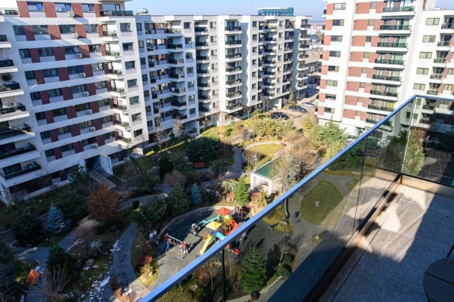 4City North | Apartament exclusivist | Vedere curtea interioara | Lux