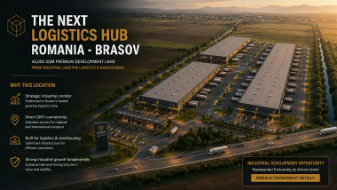 Industrial Land for Sale ROMANIA - BRASOV | 45,000 sqm