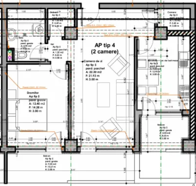 Apartament 79.600 € 2 camere 51mp utili buc separata etaj 1 Sibiu