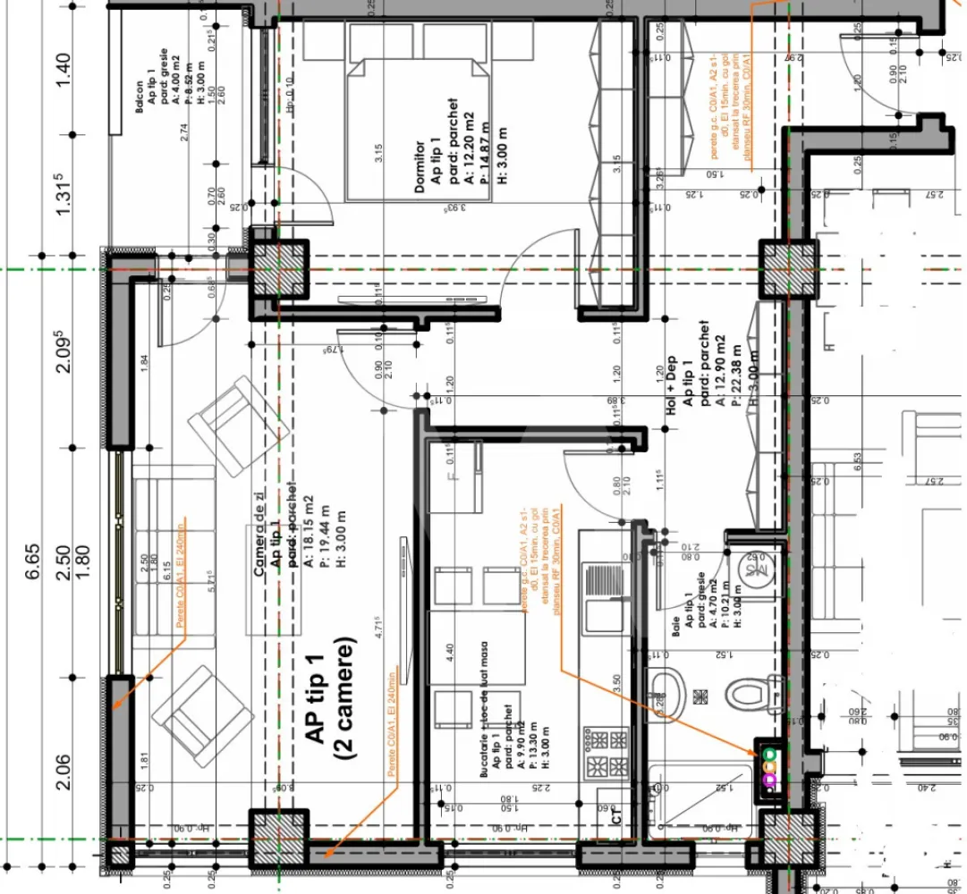 Apartament 2 camere 57.9mp utili buc separata balcon etaj 1 Sibiu - Descoperiți un refugiu modern și confortabil în inima Sibiului, în zona Veterani, la doar câțiva pași de agitația urbană, dar suficient de departe pentru a vă bucura de liniște. Acest apartament cu 2 camere, situat la etajul 1 al unei clădiri noi, construite în 2025 din cărămidă, oferă un spațiu de 57,9 mp util, ideal pentru tineri profesioniști sau familii în căutarea unui cămin confortabil și modern. Cu un preț atrăgător de 74.876€ + TVA, pentru stadiul de predare semifinisat, este o oportunitate deosebită pentru cei care doresc să investească în viitorul lor.

Intrând în apartament, veți fi întâmpinați de un design decomandat care maximizează lumina naturală și oferă un sentiment de spaciousness. Dormitorul generos este perfect pentru relaxare, iar baia modernă promovează confortul zilnic. Bucătăria este bine compartimentată și se leagă armonios de zona de living, creând un spațiu ideal pentru a petrece timp cu cei dragi. De asemenea, balconul de 4 mp vă va permite să savurați cafeaua de dimineață sau să vă bucurați de serile liniștite. Cu un certificat de eficiență energetică de tip B, apartamentul este nu doar confortabil, ci și prietenos cu mediul. Posibilitate de amenajare proprie sau contracost la stadiul de cheie cu TVA inclus la pretul de 95.100 euro.

Nu ratați ocazia de a deveni proprietarul acestui apartament modern, unde fiecare detaliu a fost gândit pentru a vă oferi un stil de viață deosebit. Contactați-ne astăzi pentru a programa o vizionare și a descoperi toate avantajele acestui cămin minunat!