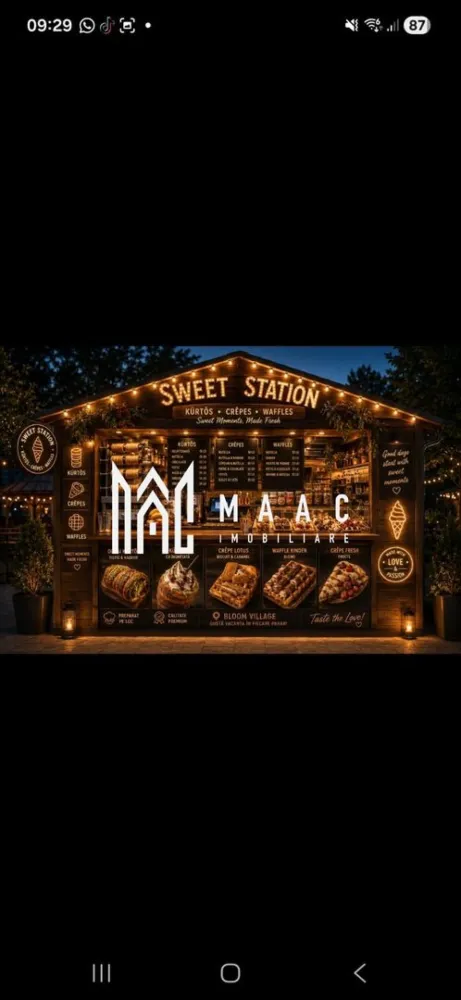 Teren Căciulata I Visa vis Complex Cozia I La izvor - MAAC Imobiliare vă oferă spre vânzare un teren situat în Călimănești-Căciulata, în zona Cozia, având o suprafață totală de 3.172 mp. 

Terenul include și un curs de construcții de 1.670 mp. 

De asemenea, se vinde împreună cu 12.500 mp de pădure, dintre care 10.000 mp se află în comuna Ghioroiu și 2.500 mp în comuna Bujoreni, sat Lunca. 

Proprietatea din Cozia dispune de racordare electrică de 55 kW, apă, canalizare și internet. În plus, este dotată cu o toaletă tip container, un food trailer de 6 metri lungime, echipat cu aparate pentru prepararea mâncării tip Slow Cooker, produse în America, și 5 căsuțe comerciale destinate comerțului ambulant. 

Accesul este facil, având intrare și ieșire directe din DN7, cu o deschidere la stradă de 50 de metri. 

Pentru mai multe informații, vă rugăm să menționați telefonic că ați văzut anunțul cu ID CP3166570.