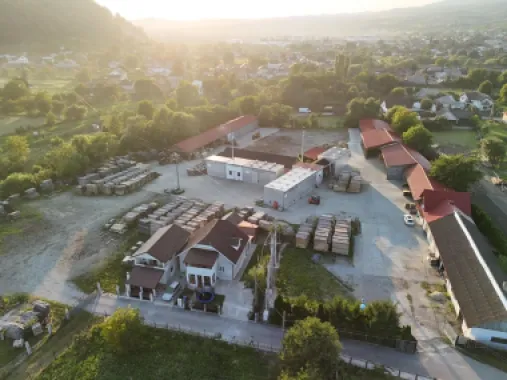 Fabrică de cherestea complet utilată & centru logistic