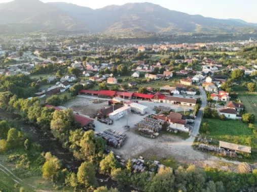 Fabrică de cherestea complet utilată & centru logistic