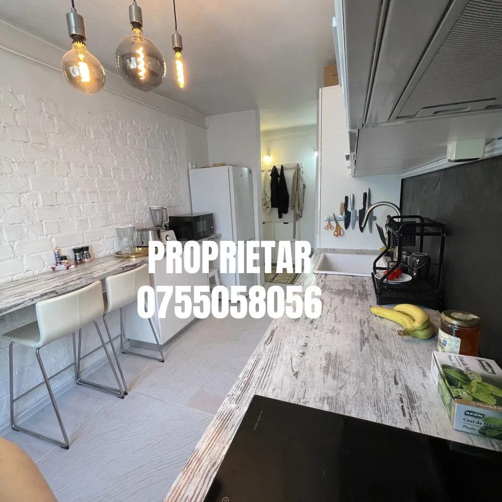 Vand 2 camere Drumul Taberei, PROPRIETAR  - 2 min metrou, mobilat, zona verde - Apartament 2 camere, semidecomandat, Drumul Taberei, aproape de metrou si mijloacele de transport, intr-o zona foarte linistita, cu mult spatiu verde si fara trafic. Orientare sud, foarte luminos.Renovat si foarte bine intretinut. Multiple imbunatatiri apartament. Instalatie electrica complet refacuta, inclusiv tablou electric si multiple prize suplimentare adaugate in tot apartamentul. Instalatie sanitara complet refacuta la bucatarie. Bucatarie foarte spationasa si complet utilata cu multiple spatii de depozitare. Mobila bucatarie: realizata la comanda cu materiale de calitate. Se vinde complet mobilat și utilat: masina rufe, masina de spalat vase, plita inductie, cuptor, cuptor cu microunde, hota, aer conditionat etc.Localizare: 2 minute reale de mers pe jos pana la metrou, 10-15 minute de piata, mall, restaurante, parc, mijloace in comun, metrou, supermarket, politie; ⁠gradinita, liceu si facilitati in apropiere. Apartamentul este potrivit pentru persoane care cauta o locuinta luminoasa, intr-o zona verde si linistita a Bucurestiului, un apartament complet mobilata si bine utilat, fara grija renovarilor.Blocul are terasa blocului refacuta si este anvelopat. Certificat energetic clasa B. Etajul 4/4, 45.95 mp utili (48.83 mp total). Bloc inainte de 1977, structura solida: grinzi de beton armat, cu umplutura de caramida, fara risc seismic.Sunati pentru mai multe detalii si pentru a programa o vizionare.Pret apartament 105.000 euro