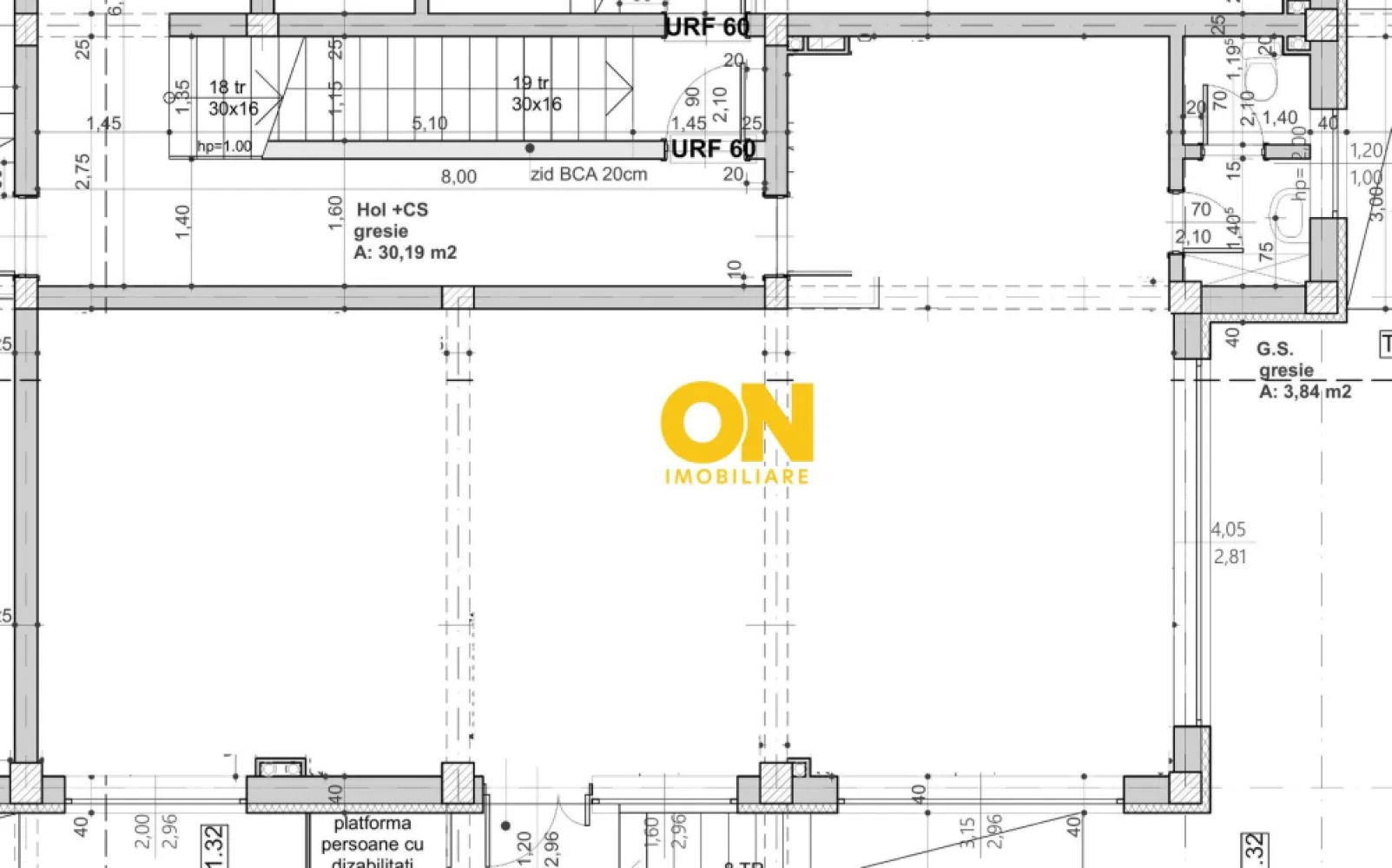 Spatiu nou de birouri, 80,5 mp + boxa de 12 mp, Centru, Anghel Saligny - COMISION ZERO!
AON Imobiliare va ofera spre vânzare un spațiu de birouri modern, amplasat în centrul orașului Alba Iulia, ideal pentru o companie mică sau medie. Spațiul are o suprafață utilă de 80,5 mp și este situat la parterul unei clădiri construite în 2022, iar la subsolul blocului exista o boxa pentru depozitare de 12 mp.
Caracteristici:
• O cameră spațioasă și luminoasă
• Finisaje moderne de înaltă calitate
• Pardoseală din parchet 
• Încălzire cu calorifere
• Un grup sanitar
• Parcare disponibilă în fata cladirii
Locație:
Spațiul de birouri este situat in zona centrala a orașului Alba Iulia, în cartierul Anghel Saligny, cu acces facil la mijloacele de transport public și la numeroase magazine, restaurante și cafenele.
Pentru a programa o vizionare sau pentru a obține mai multe informații, asteptam să ne contactați la numarul de telefon din anunt.
ID intern: CP2026532