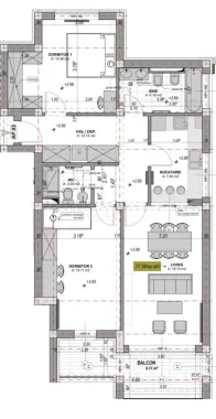 Apartament 3 camere/77 mp, /LA CHEIE /zona Industriala Vest
