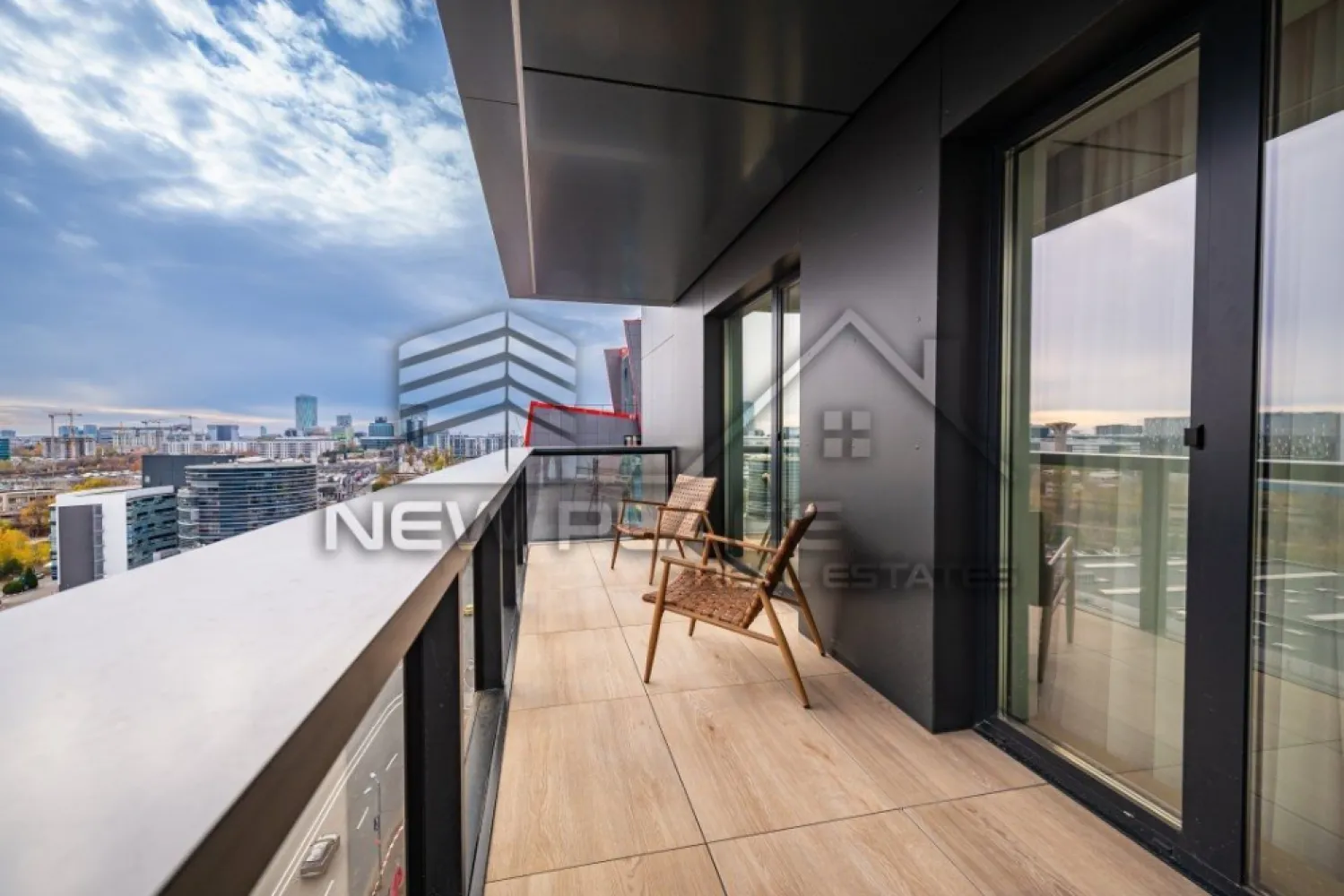 CORTINA NORTH | Apartament exclusivist | 1,300 + TVA | Terasa de 11 mp