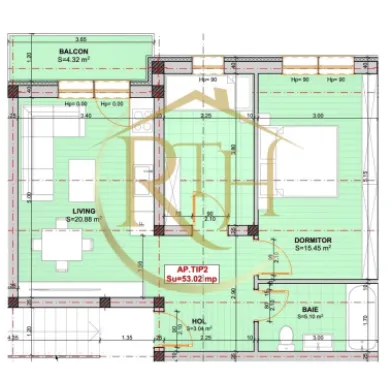 Oferim spre vanzare apartamente cu 2 camere, 0% Comision, Giroc