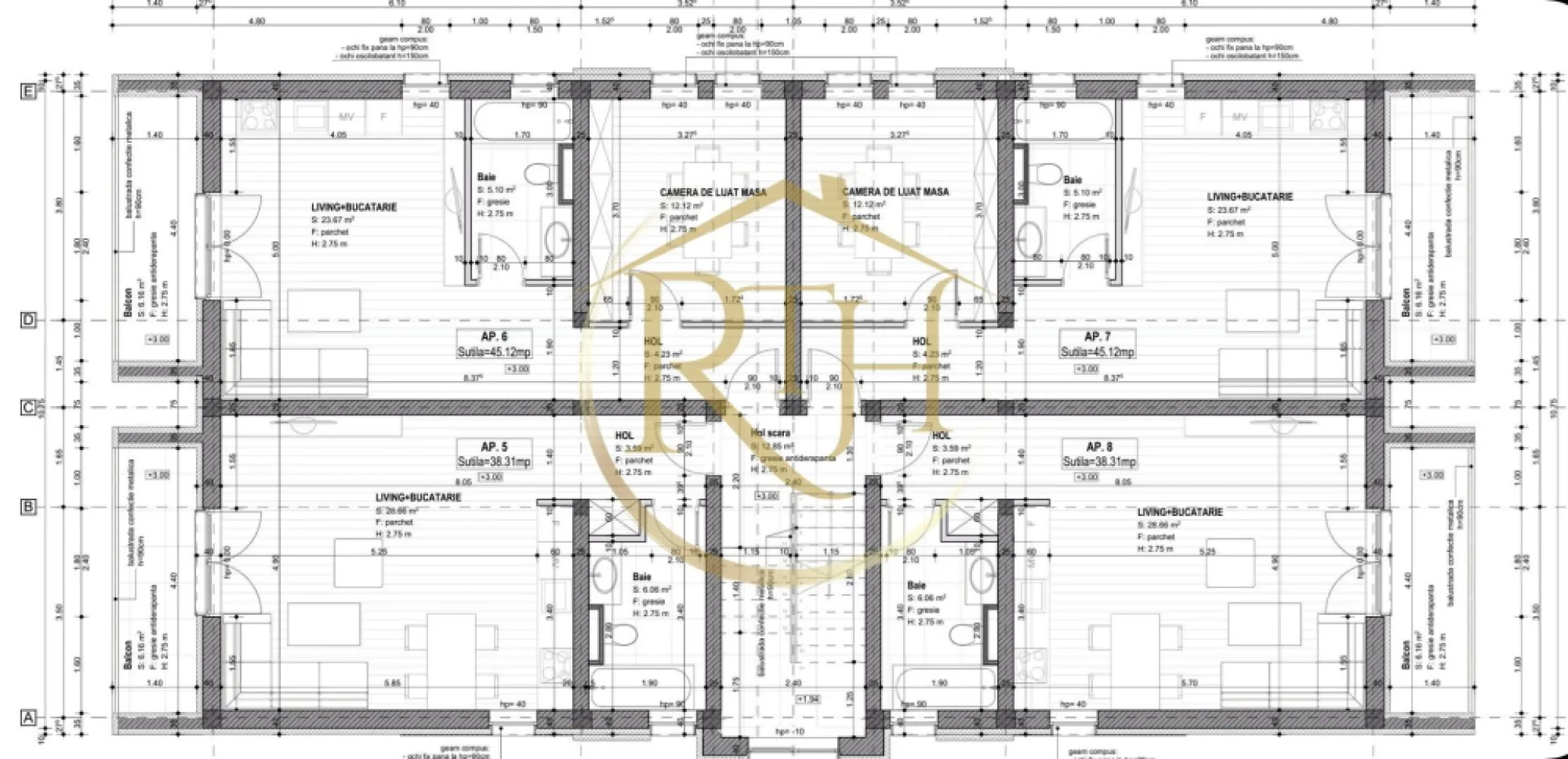 Oferim spre vanzare apartamente cu 2 camere, Giroc, Calea Urseni 0% Comision