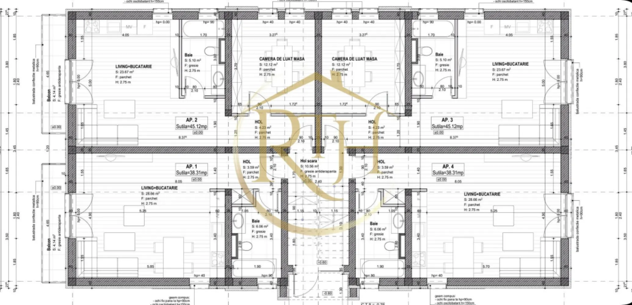Oferim spre vanzare apartamente cu 2 camere, Giroc, Calea Urseni 0% Comision