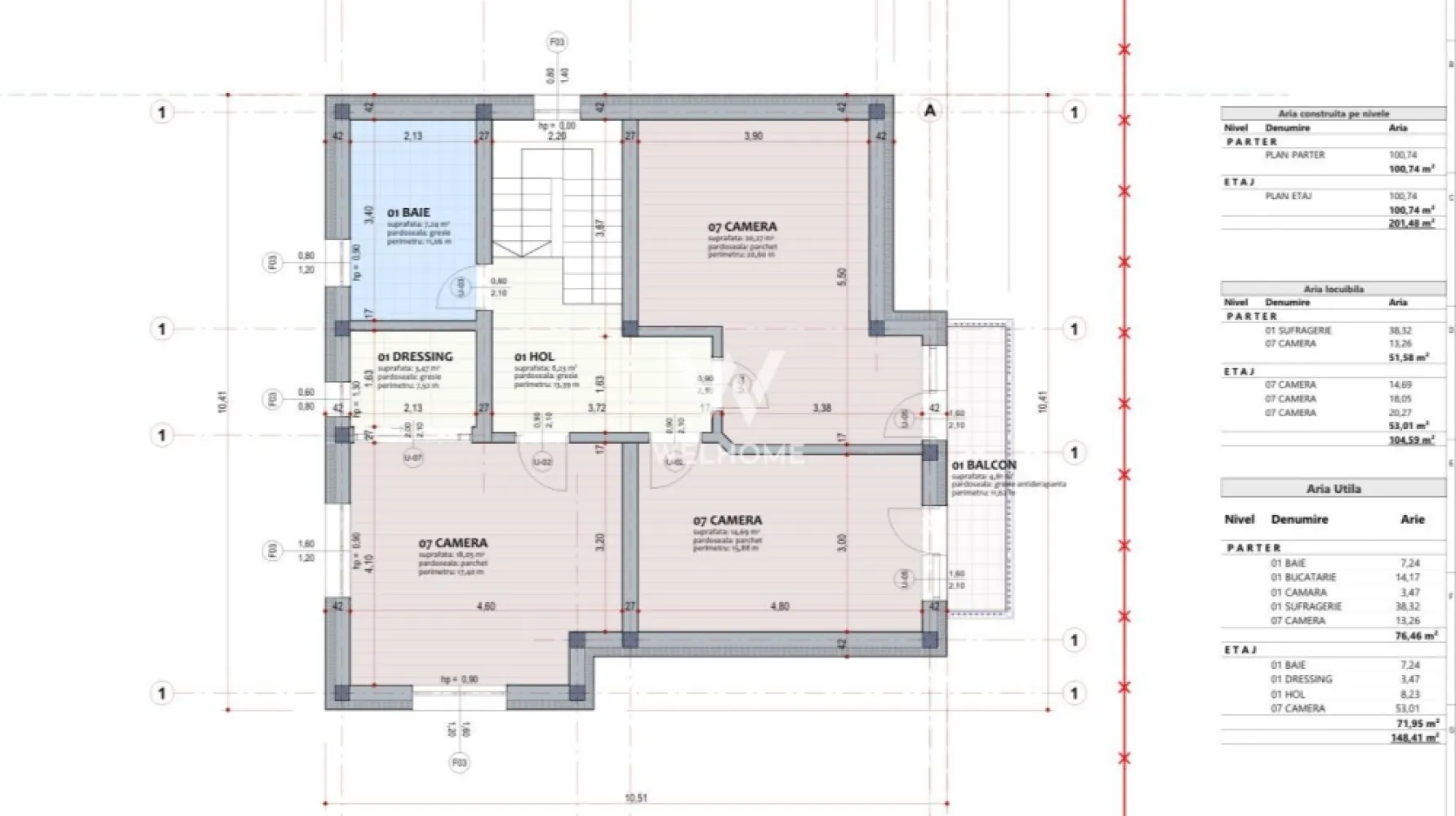 Casa individuala in Cristian - Sibiu - Vă propunem spre vânzare o casă individuală modernă, situată în Cristian, într-o zonă liniștită de case noi, cu acces facil către Sibiu și principalele puncte de interes din zonă.

Locuința este construită pe un teren de 450 mp și beneficiază de aproximativ 350 mp de curte liberă, oferind spațiu generos pentru relaxare, amenajarea unei terase, a unei grădini sau a unui loc de joacă pentru copii.

Casa are o suprafață utilă de 148 mp și este compartimentată pe două niveluri, fiind proiectată pentru confortul unei familii moderne.

Compartimentare

Parter: hol de acces, living generos de aproximativ 38 mp, bucătărie separată, cămară, dormitor/birou, baie

Etaj: hol, 3 dormitoare spațioase, dressing, baie, balcon.

Stadiu de predare

Interior – la alb: încălzire în pardoseală, centrală termică montată, pereți tencuiți și gletuiți, șapă turnată, instalații electrice, termice și sanitare realizate, toate racordurile pe poziție, branșată la toate utilitățile.

Exterior – la cheie: gard împrejmuitor, poartă auto și acces pietonal, acces auto pavat pentru 2 mașini, alei amenajate, spatiu pentru zonă verde.

Avantaje
- casă individuală
- teren 450 mp
- curte liberă de aproximativ 350 mp
- 4 dormitoare
- 2 băi
- balcon
- încălzire în pardoseală
- compartimentare eficientă
- zonă liniștită de case noi
- acces rapid către Sibiu

O proprietate ideală pentru cei care își doresc o casă nouă, spațioasă și bine compartimentată, într-o zonă aerisită și în plină dezvoltare din Cristian.

Pentru mai multe informații sau programarea unei vizionări, vă stăm cu drag la dispoziție.