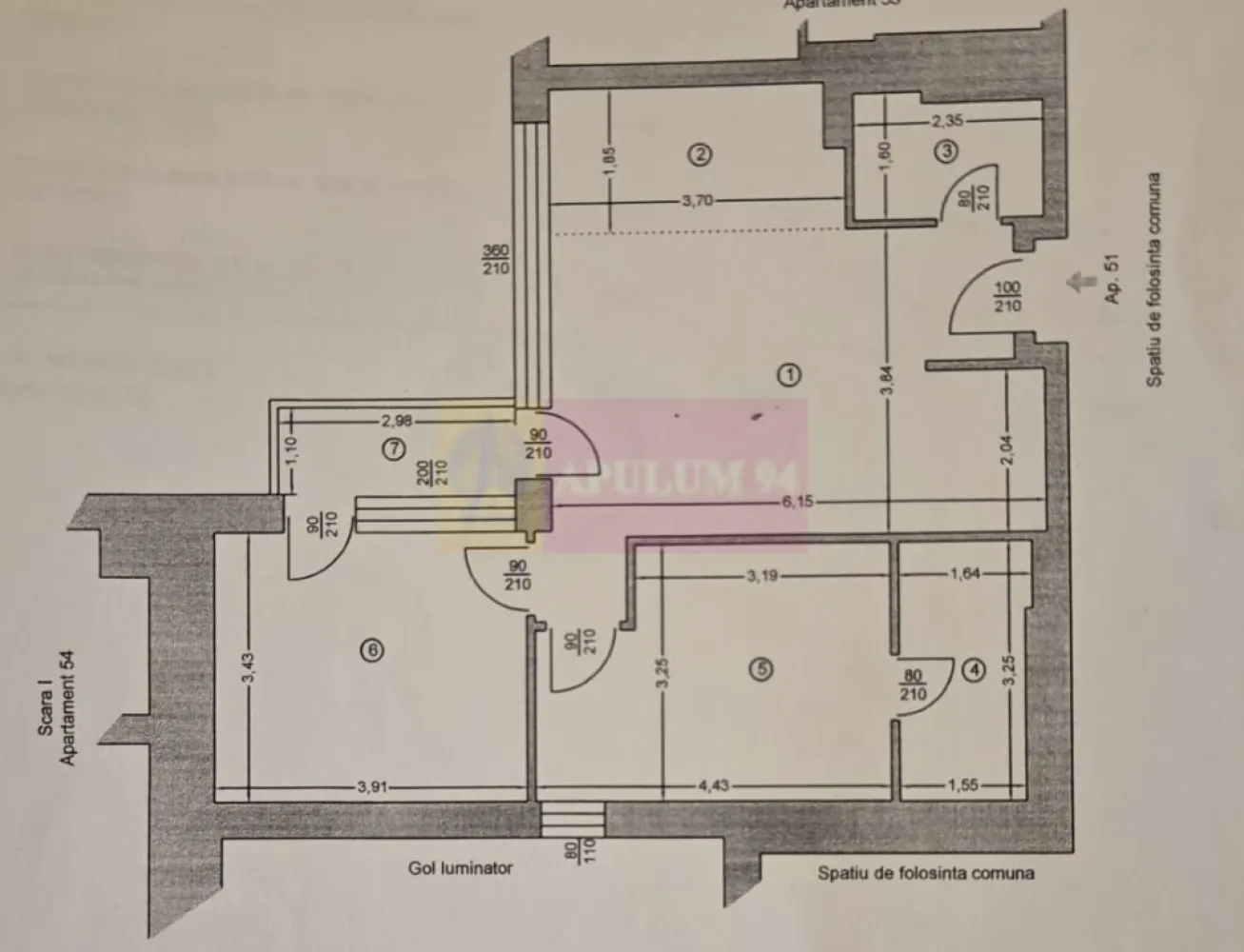 Rasarit de Soare, Auchan Titan, apartament 3 camere