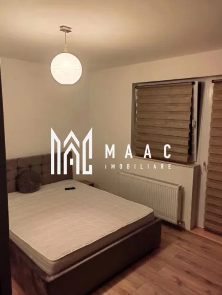 Apartament 2 camere | Decomandat | Terasa | Parcare | Zona Trunisor - MAAC Imobiliare ofera spre inchiriere apartament de 2 camere, complet mobilat si utilat, in zona Turnisor.

Locuinta decomandata, are suprafata utila de 60mp si este alcatuita din 2 dormitoare cu pat matrimonial (saltele noi) si SMART TV, bucatarie inchisa cu toate facilitatile, baie spatioasa cu geam mare, cada si uscator de rufe electric, hol si terasa cu zona de gratar si uscator de rufe.

Apartamentul are un loc de parcare propriu. Este situat in zona avantajoasa, fiind aproape de magazine, farmacii, la 10 minute de mers cu masina de centru/mall.

Se accepta cu animale de companie daca se achita 2 garantii in avans si se inchiriaza pe perioada minima de 12 luni.

Disponibilitate incepand cu data de 1 septembrie 2024.

Pentru mai multe detalii precizati telefonic ca ati vazut anuntul cu ID: CP2082528