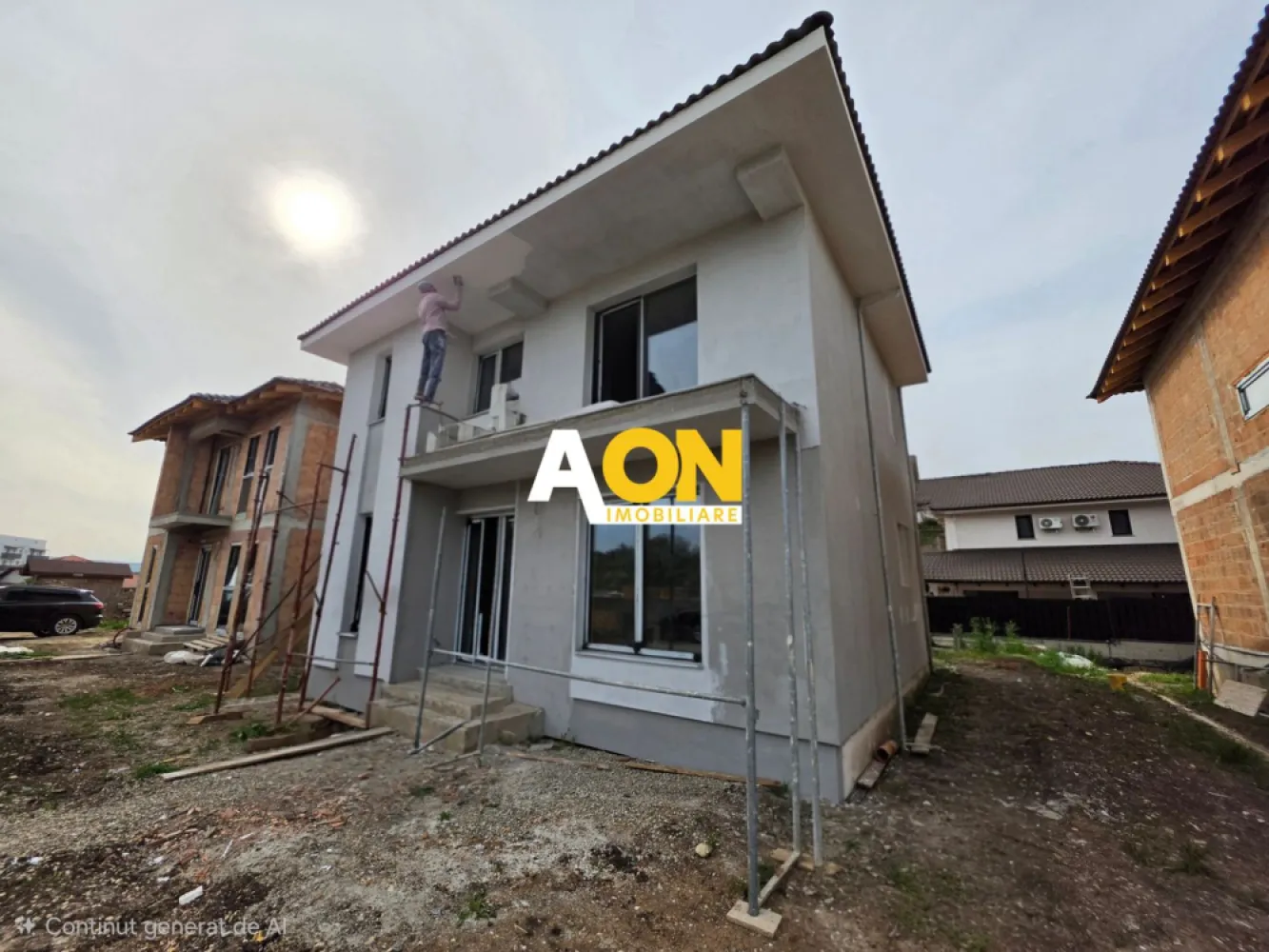 Casa Individala 4 Camere, 3 Bai, Zona Cetate - AON Imobiliare vă propune spre vânzare o casă individuală situată în zona Cetate, cu o suprafață utilă de 120 mp, compartimentată eficient pentru confortul unei familii.

Imobilul este dispus pe două niveluri:

Parter: cameră tehnică, living luminos separat de bucătărie, baie, debara și terasă exterioară;
Etaj: 3 dormitoare, dintre care unul beneficiază de baie matrimonială, o baie suplimentară și hol.

Proprietatea se vinde complet finisată, cu curtea amenajată și gard realizat, fiind pregătită pentru mutare imediată.

Dispune de toate utilitățile racordate.CP3060723