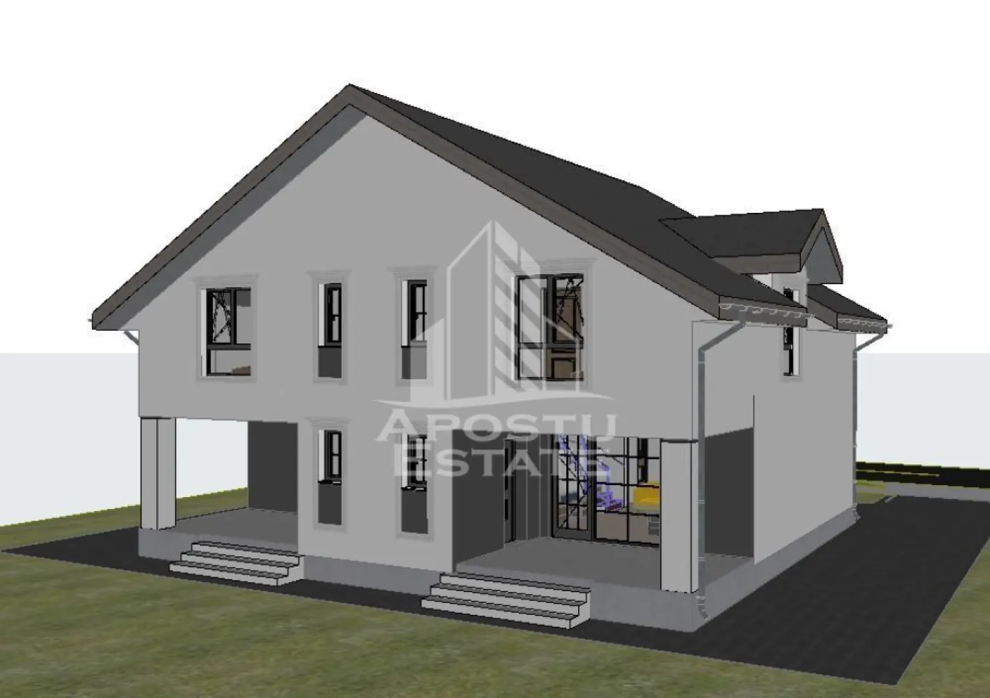 Duplex cu 4 camere P+M, in Sacalaz - Apostu Estate vă propune spre vânzare un duplex cu parter și mansardă, situat în Sacalaz, într-o zonă liniștită, ideală pentru familii care își doresc un cămin modern, eficient compartimentat și cu acces rapid spre oraș.

 Detalii proprietate:
 • Teren total: 303 mp
 • Tip: Duplex P + M (parter + mansardă)
 • Zid despărțitor între unități: 24 cm
 • Pod
 • Se vinde la cheie
 • Finalizare estimată: Decembrie 2025
 • Loc de parcare interior

Compartimentare:
Parter:
 • Bucătărie (închisă sau open-space, în funcție de preferințele clientului)
 • Living spațios
 • 1 baie
 • Cameră tehnică
 • Terasă acoperită de 15 mp

Mansardă:
 • 3 dormitoare 
 • 1 baie

Se vinde la cheie, cu posibilitatea de alegere a finisajelor de către viitorul proprietar.
ID Intern: CP2559668!