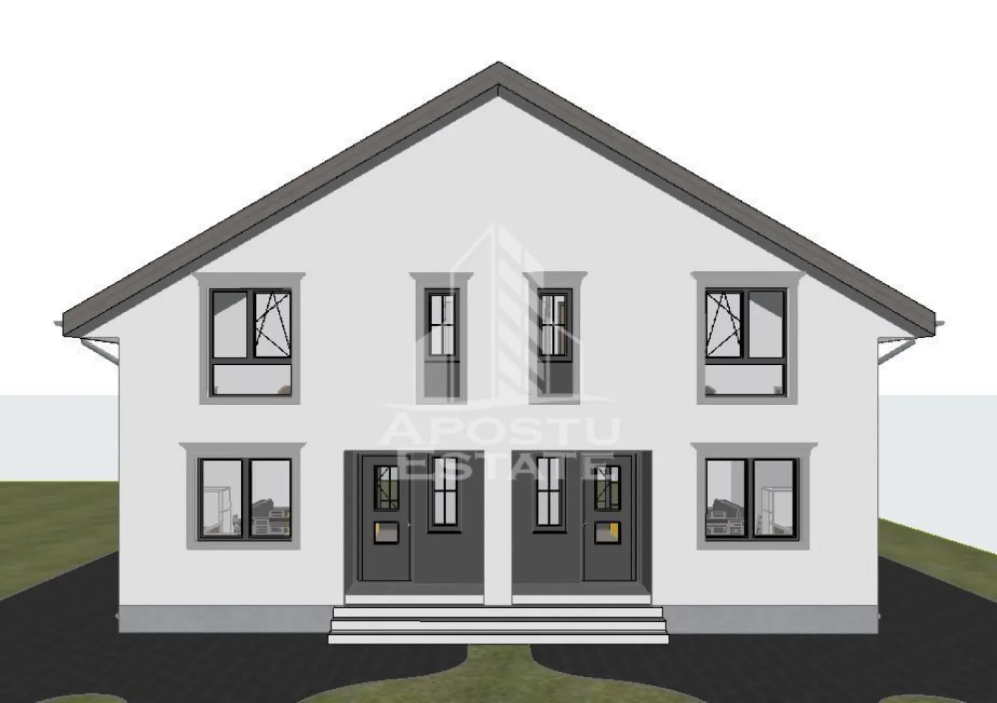 Duplex cu 4 camere P+M, in Sacalaz - Apostu Estate vă propune spre vânzare un duplex cu parter și mansardă, situat în Sacalaz, într-o zonă liniștită, ideală pentru familii care își doresc un cămin modern, eficient compartimentat și cu acces rapid spre oraș.

 Detalii proprietate:
 • Teren total: 303 mp
 • Tip: Duplex P + M (parter + mansardă)
 • Zid despărțitor între unități: 24 cm
 • Pod
 • Se vinde la cheie
 • Finalizare estimată: Decembrie 2025
 • Loc de parcare interior

Compartimentare:
Parter:
 • Bucătărie (închisă sau open-space, în funcție de preferințele clientului)
 • Living spațios
 • 1 baie
 • Cameră tehnică
 • Terasă acoperită de 15 mp

Mansardă:
 • 3 dormitoare 
 • 1 baie

Se vinde la cheie, cu posibilitatea de alegere a finisajelor de către viitorul proprietar.
ID Intern: CP2559668!