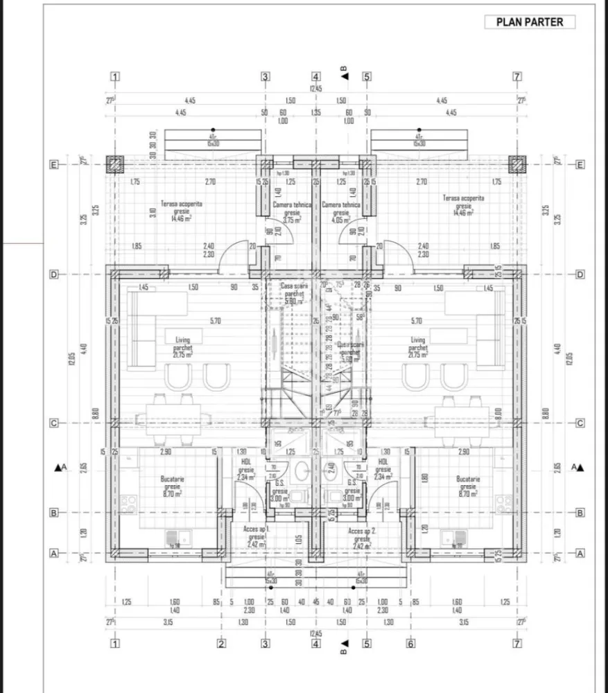 Duplex cu 4 camere P+M, in Sacalaz - Apostu Estate vă propune spre vânzare un duplex cu parter și mansardă, situat în Sacalaz, într-o zonă liniștită, ideală pentru familii care își doresc un cămin modern, eficient compartimentat și cu acces rapid spre oraș.

 Detalii proprietate:
 • Teren total: 303 mp
 • Tip: Duplex P + M (parter + mansardă)
 • Zid despărțitor între unități: 24 cm
 • Pod
 • Se vinde la cheie
 • Finalizare estimată: Decembrie 2025
 • Loc de parcare interior

Compartimentare:
Parter:
 • Bucătărie (închisă sau open-space, în funcție de preferințele clientului)
 • Living spațios
 • 1 baie
 • Cameră tehnică
 • Terasă acoperită de 15 mp

Mansardă:
 • 3 dormitoare 
 • 1 baie

Se vinde la cheie, cu posibilitatea de alegere a finisajelor de către viitorul proprietar.
ID Intern: CP2559668!