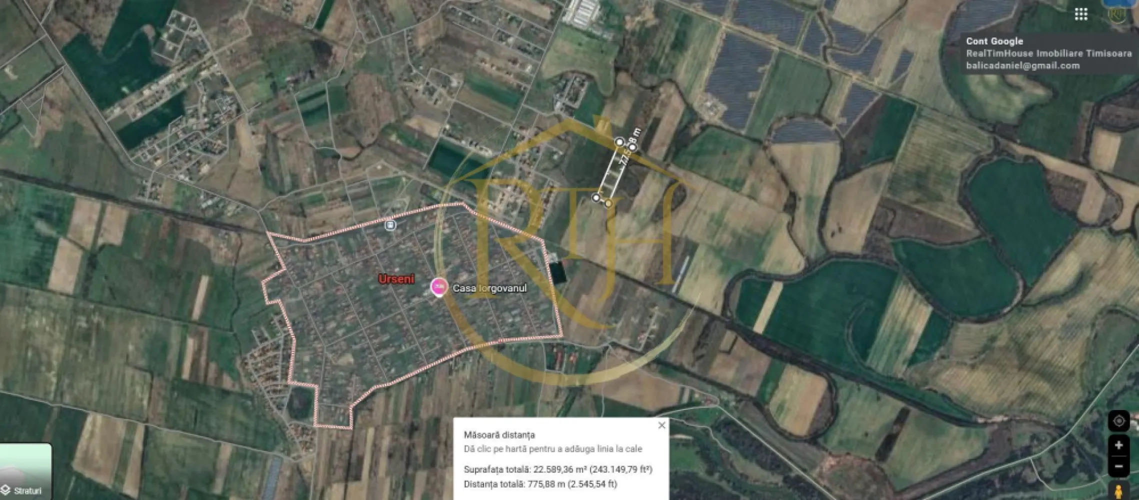 De vanzare parcele teren intravilan in Urseni pentru constructii rezidentiale. - 🌿 Oportunitate Premium în Urseni – 10 parcele de teren intravilan pentru construcții rezidențiale 🌿

Oferim spre vânzare 10 parcele de teren intravilan, situate în localitatea Urseni, pe drumul de legătură către Moșnița Nouă – o zonă aflată într-o continuă dezvoltare rezidențială, apreciată pentru potențialul investițional și pentru cadrul liniștit 🏡.
Amplasarea permite acces rapid către facilitățile urbane, fără a compromite confortul și intimitatea viitorilor proprietari.

Suprafețele parcelelor sunt cuprinse între 570 mp și 700 mp, oferind flexibilitate în proiectarea construcțiilor.
👉 Front stradal generos, între 17 și 19 ml, ideal pentru locuințe individuale sau duplexuri.

Accesul se realizează pe drum pietruit, iar terenurile se vând fără utilități, acestea urmând să fie racordate ulterior de către cumpărător.
Proprietatea reprezintă o investiție sigură, potrivită atât pentru dezvoltatori, cât și pentru persoane care își doresc construirea unei locuințe într-o zonă cu perspectivă 📈.

💰 Preturile / parcela incep de la 35,464 euro (62 €/mp) – parcele destinate locuințelor, cu maxim 2 apartamente/imobil (duplex), usor negociabil.

📞 Pentru mai multe detalii, documentație completă și informații suplimentare, vă rugăm să ne contactați telefonic.

Proprietate reprezentată în exclusivitate de RealTimHouse.ro – Un pas spre un loc doar al tău! ✨