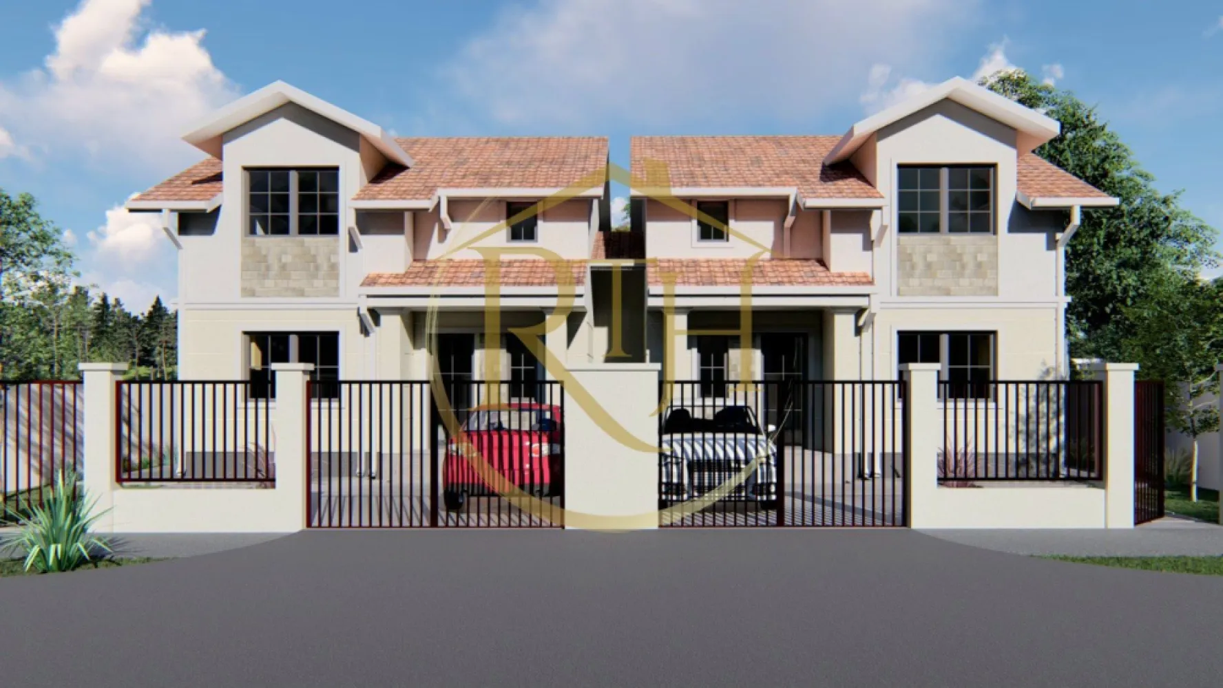 Oferim spre vanzare Duplex, regim P+M, Mosnita Noua, langa Valery, 0% Comision - Vă propunem spre vânzare două jumătăți de duplex moderne și bine compartimentate, situate în Moșnița Nouă, pe strada Diana, la doar aproximativ 150 de metri de strada principală, în spatele salii de evenimente Valery. Locația este excelentă, oferind acces facil către magazinele Lidl, Penny, Auchan, aflate la doar 2 minute distanță, precum și către urcarea pe centura de Sud a orașului Timișoara, ceea ce asigură o conexiune rapidă cu orașul și zonele adiacente.

Proprietățile sunt în curs de construcție și vor fi predate complet finalizate, la cheie, cu finisaje de înaltă calitate, selectate atent pentru a asigura un ambient confortabil, modern și durabil. Casele au regim de înălțime Parter + Mansardă și sunt poziționate într-o zonă liniștită, cu stradă în curs de asfaltare. Cele două unități sunt complet separate prin camerele tehnice, ceea ce oferă un plus de intimitate și izolare fonică între locuințe.
Fiecare locuință dispune de o suprafață utilă de 100 mp, iar suprafața total construită este de 155 mp. La parter regăsim un hol de intrare, un dormitor, living spațios cu acces către terasa acoperită de 16 mp, o bucătărie separată, baie și camera tehnică. La etaj sunt două dormitoare, dintre care unul beneficiază de dressing propriu, o baie și hol de distribuție.
Construcția este realizată din cărămidă Porotherm, acoperiș din țiglă și izolație exterioară eficientă. Încălzirea va fi asigurată prin centrală termică pe gaz și sistem de încălzire în pardoseală, oferind un confort termic ridicat în orice sezon. Fiecare unitate beneficiază de toate utilitățile: gaz, curent, apă și canalizare.
Suprafața totală a terenului este de 315 mp pentru fiecare unitate, oferind spațiu generos pentru amenajări exterioare și locuri de parcare.

Proprietatea este oferită în exclusivitate de RealTimHouse.ro – Un pas spre un loc doar al tău!
Pentru mai multe detalii și programarea unei vizite, nu ezitați să ne contactați. Suntem aici pentru a vă oferi toate informațiile necesare și pentru a vă ajuta să faceți un pas sigur spre noul dumneavoastră cămin.
Preț: 210.000 euro, ușor negociabil.
Nu se plătește comision agenție.