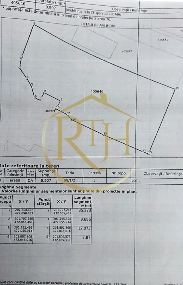 Oferim spre vanzare 2 parcele de teren situate langa Centura Sud - Oferim spre vanzare 2 parcele teren intravilan, situate chiar langa urcarea si coborarea de pe Centura Sud Timisoara . 
Suprafata teren 9907 mp si 8656 mp . 
Ideal pentru investitie . 
Proprietate reprezentata de RealTimHouse.ro . Un pas spre un loc doar al tau !
Pret : 60 euro/mp ( nu se plateste comision agentie ) .