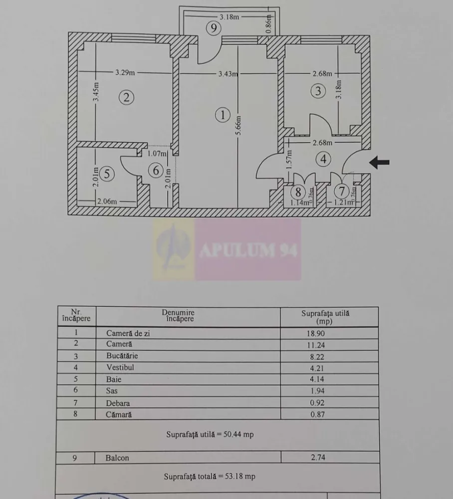 2 camere, , Campia Libertatii, Parklake, Dristor