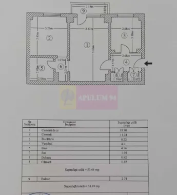 2 camere, , Campia Libertatii, Parklake, Dristor