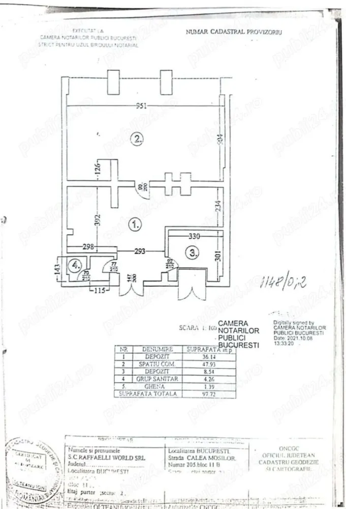 BRASADAS închiriază Spatiu Comercial 108mp Mosilor