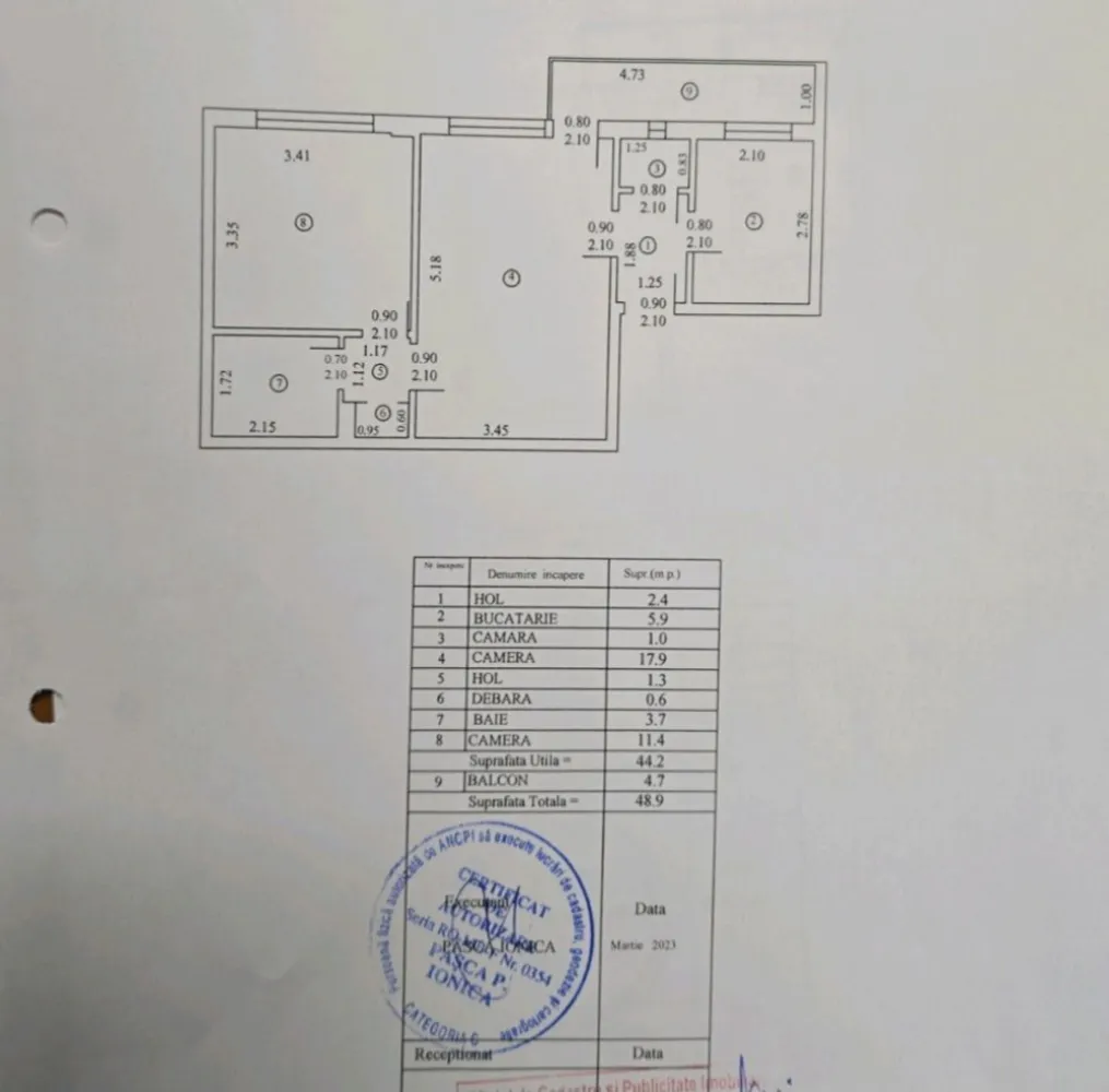 Ion Mihalache Clabucet apartament 2 camere de vanzare