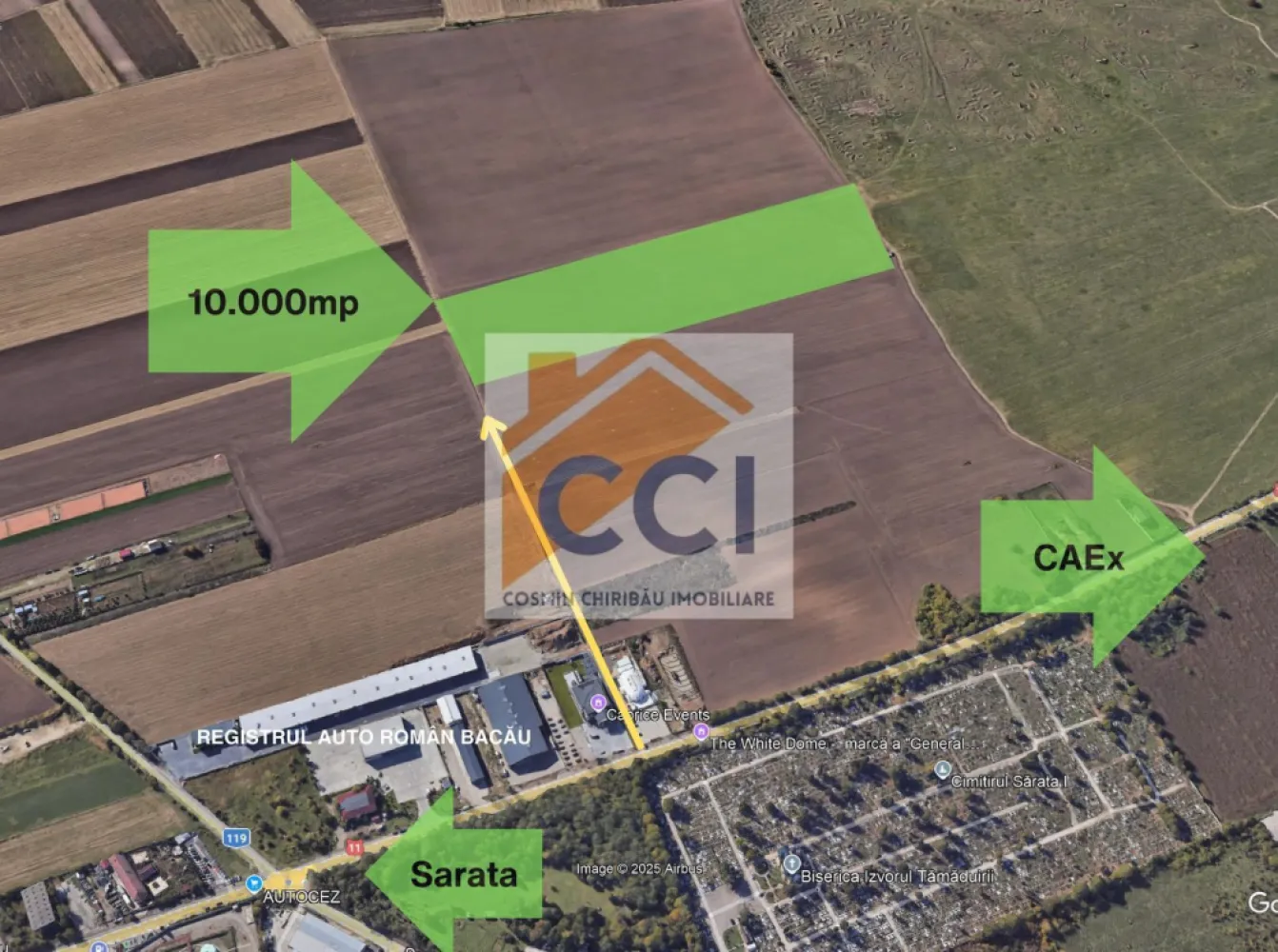 Teren 10,000mp Bacau / Strada Alexandru Safran - Se vinde aceasta suprafata de teren de 1ha, situata in spatele RAR Bacau, cu acces din strada Alexandru Safran printr-un drum public perpendicular pe aceasta de aprox. 250 m. Zona a fost inclusa la actualizarea PUG ului mun. Bacau in intravilanul extins ,fapt care ii confera valente puternice de dezvoltare in viitor. Fiind deasupra nivelului orasului, panorama de la fata locului este superba, ai senzatia ca tii orasul in palma. Exista certificat de urbanism de informare pt aceasta proprietate.
Pt orice alte detalii sau vizionari nu ezita sa ma contactezi.