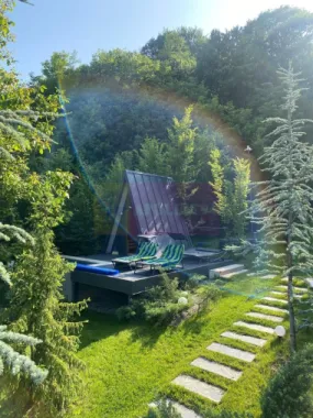 Cabane A frame + Teren 6000 mp | Proprietate deosebita, NOU