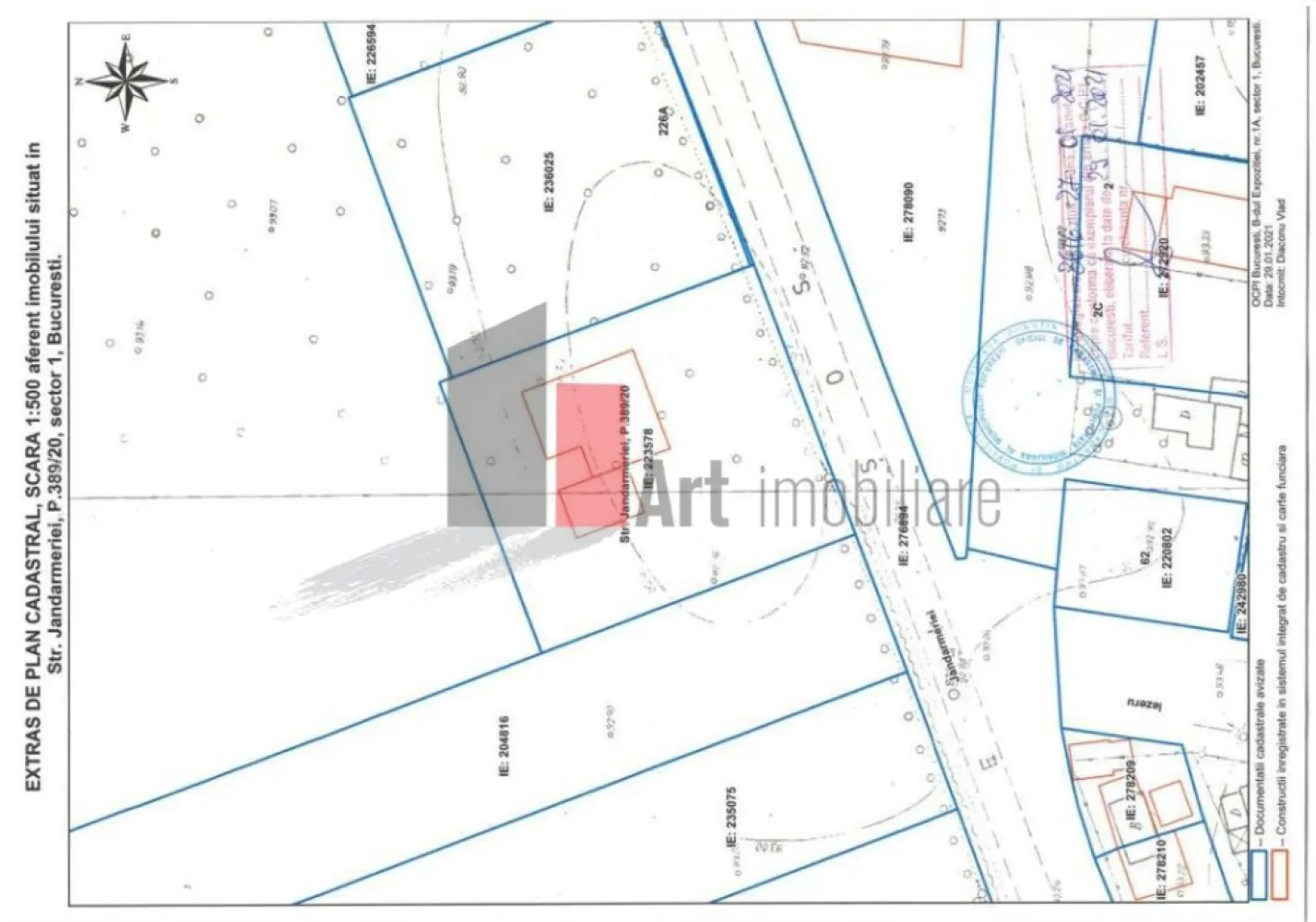 Teren padure Baneasa Jandarmeriei - Teren de vânzare în Sector 1 – Locație exclusivistă, ideal pentru locuință! chiar in Padure
 Adresă: Str. Jandarmeriei, Sector 1, București
 Suprafață: 1.250 mp – intravilan, construibil
 Deschidere: 33 ml la strada Jandarmeriei
 Construcții existente: Două anexe intabulate (194 mp) La acest moment pe teren mai exista fundatia lor.
 Teren liber, fără vegetație
Caracteristici urbanistice:
POT: 15% CUT: 0.2 Regim de înălțime permis: P+1
Proiect de compartimentare interioară deja realizat pentru locuință!
 Avantaje:
Zonă premium, liniștită, cu acces rapid către DN1, Băneasa și pădurea Băneasa
Ideal pentru construcția unei vile de lux sau reconfigurarea construcțiilor existente
Investiție solidă într-o zonă în plină dezvoltare