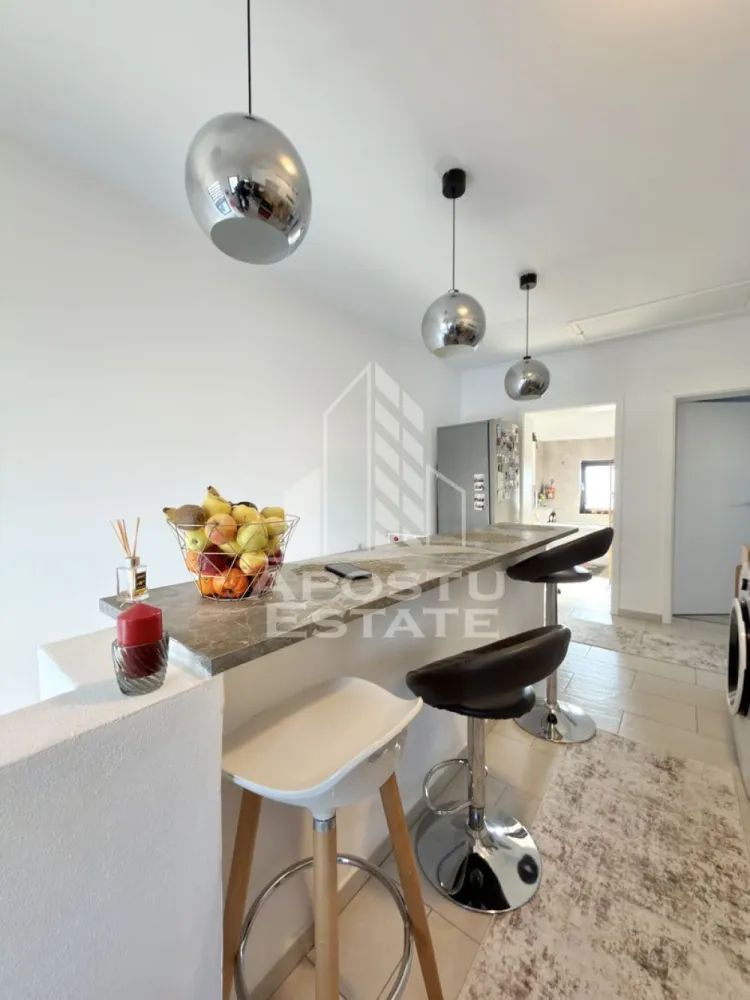 Apartament cu 2 camere complet mobilat si utilat la etajul 1 in Giroc