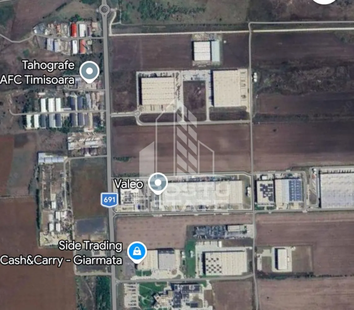 Teren 2694 mp, cu front la șoseaua Dumbrăvița - Giarmata, la 4 benzi. - APOSTU ESTATE va propune spre vânzare teren 2694 mp , cu front la șoseaua Dumbrăvița- Giarmata, la 4 benzi.

Terenul are o suprafață de 2694 mp si beneficiază de un front stradal de 30 ml. 
Terenul are conexiuni bune cu autostrada A1 si Centura Timișoara., poziție foarte buna vizibilitate maxima.

Va așteptăm la o vizionare

CP3177569