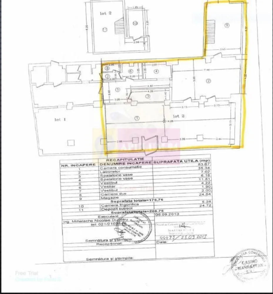 Inchiriere spatiu comercial zona Stefan Cel Mare-Obor - Compania Imobiliara Apulum94 va prezinta spre inchiriere un spatiu comercial aflat in zona Stefan Cel Mare- Rond Obor. Spatiul este dispus pe 2 nivele-176 mp la parter si 30mp la subsol, are acces dublu- stradal si prin spate pentru aprovizionare.Spatiul se afla la 20 m fata de statia de tranvai si la 5m de statia de metrou. Se preteaza pentru clinica madicala, centru de analize medicala, cafenea, magazin alimentar, etc
