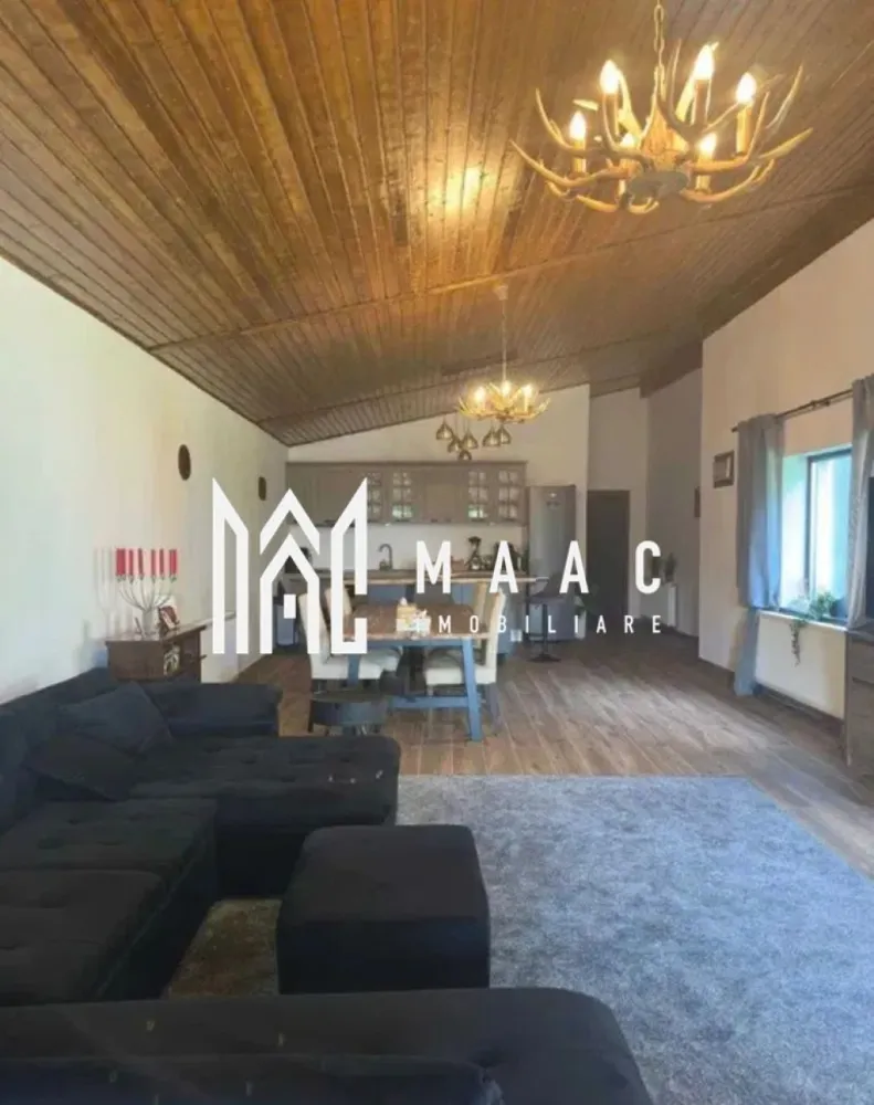 Casă individuală 5 camere | Tocile, Sadu | 250 mp utili, teren 1900 mp - Casă individuală cu 5 camere în Tocile, Sadu, finalizată în 2025, cu 250 mp utili și teren de 1.900 mp. Proprietatea se vinde complet mobilată și utilată, cu finisaje moderne, terasă și curte amenajată, fiind pregătită pentru mutare imediată.

Detalii proprietate:
• Suprafață utilă: 250 mp
• Suprafață construită: 350 mp
• Teren: 1.900 mp
• Compartimentare: living, bucătărie, 4 dormitoare, 5 băi, cameră tehnică și spații de depozitare
• Regim de înălțime: parter, imobil cu 1 nivel
• Construcție finalizată în 2025
• Stare interior: finisat modern
• Se vinde complet mobilată și utilată
• Încălzire în pardoseală în întreaga locuință
• Terasă, balcon, curte amenajată și 1 loc de parcare

Zona Tocile oferă liniște, aer curat și acces rapid către Sibiu, într-un cadru natural potrivit pentru locuire permanentă. Amplasarea la poalele munților completează atmosfera retrasă și intimitatea proprietății.

Cod anunț CP3148342. Contactați-ne pentru detalii suplimentare și pentru programarea unei vizionări.