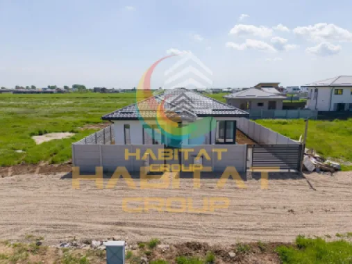 Casa 2 dormitoare | 2 bai | Finisata la cheie | Teren 375 mp