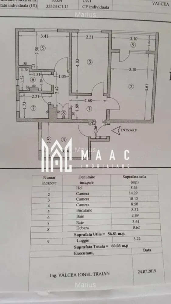 Apartament 3 camere| 2 bai| Vedere panoramica| Ostroveni