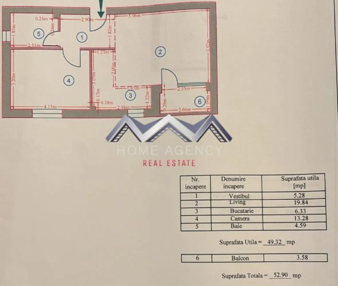 Apartament 2 camere Otopeni | mobilat, utilat, parcare | bloc cu lift