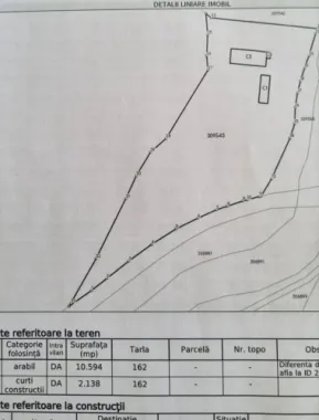 1,2 ha teren comercial/industrial cu hale in Baratca Paulis Arad