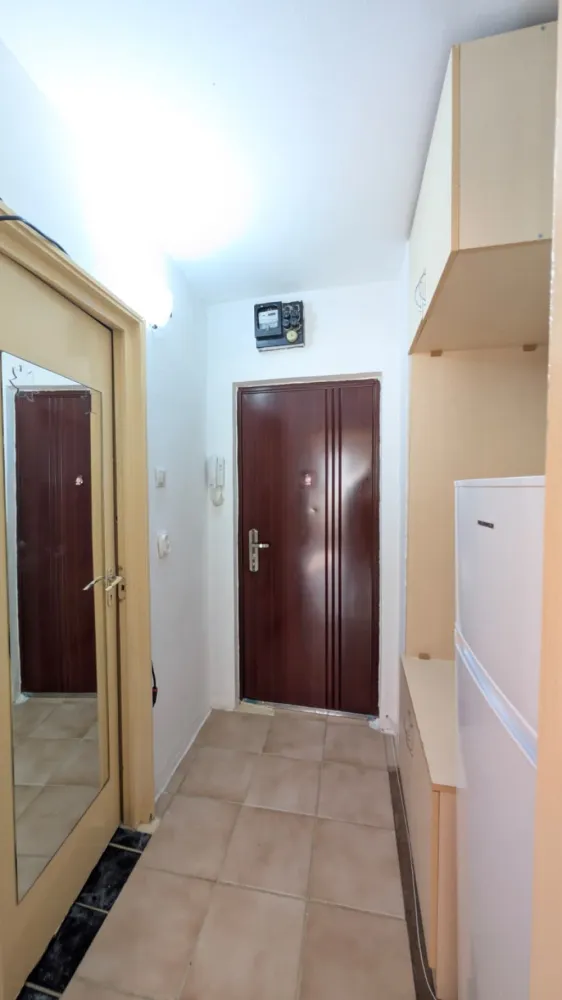 Chirie Marasti | apt 1 camera 28mp | et 1 | full mobilat & utilat | balcon, debara, parcare - Garsonieră disponibila pentru chirie, de 28 mp, la etajul 1, in Marasti/EXPO.Complet mobilat si electro-utilat, gata de mutat (dotari extra : TV, aspirator, cuptor microunde, cafetiera filtru, Fibra optica etc.).Posibilitate de parcare langa bloc, in 100m.Vizionare si predare imediata.For info/pics, in privat direct pe tel &amp; whatsapp : 0753 632 897.&nbsp;• 1 camera cu geam si acces la balcon ;&nbsp;• 1 bucatarie si 1 balcon , ambele cu geamuri termopane &amp; plase tantari si cu orientare Est - vedere deschisa inspre padure;&nbsp;• 1 baie; 1 hol ; 1 debara ;• complet mobilata, utilata, decorata &nbsp;;• zona linistita, inconjurata de spatii verzi, bloc cu interfon, senzori de lumina si acces direct la Parcul Aurel Vlaicu ;&nbsp;– strazi asfaltate cu iluminat public si monitorizare video trafic• 5 min de statie bus, Piata IRA &amp; centru comercial (Kaufland, Lidl, Leroy Merlin, Pepco etc.) ;• 2km de Iulius Mall si FSEGA, Selgros ;• 5km de Aeroport si Autogara Park &amp; Ride ;• transport public direct inspre centru, aeroport si autogara, Piata Mihai Viteazu, Gara Centrala.&nbsp;Rog fara agentii. Multumesc