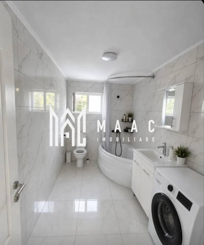 Casa noua | Zona de recreere | Evadare in natura| - MAAC Imobiliare vă prezintă spre vânzare o proprietate deosebită, finalizată în anul 2025, situată într-o zonă pitorească și liniștită din satul Rădăcinești, comuna Berislăvești. Ideală pentru familii sau ca rezidență de vacanță, casa oferă confort modern în mijlocul naturii și este gata pentru mutare imediată.
Suprafață teren: 1.908 mp 
Suprafață casă: ~95 mpu (regim parter)
Deschidere drum: 40 metri liniari
Modernă și luminoasă,casa dispune de două căi de acces și o compartimentare decomandată, optimizată pentru confort:
Living spațios cu lumină naturală generoasă
Bucătărie open-space cu zonă dedicată de dining
Dormitor matrimonial primitor
Cameră copil / birou
Baie mare complet utilată
Hol și spații inteligente pentru depozitare
Proprietatea se vinde complet mobilată și utilată, finisată la standarde actuale:
Încălzire: Centrală pe lemne de 40 kW + puffer de 1000 litri (autonomie ridicată)
Electricitate: Curent trifazic
Utilități: Apă curentă, fosă septică, internet prin fibră optică, cablu TV
Dotări: Electrocasnice și mobilier modern incluse în preț 
Curte și PotențialTerenul generos de aproape 2.000 mp oferă libertate deplină pentru amenajări exterioare: foișor, zonă de grătar, livadă, piscină sau loc de joacă pentru copii.
Proprietatea reprezintă o oportunitate excelentă pentru cei care caută o casă nouă, fără necesitatea unor investiții suplimentare.
Pentru mai multe detalii contactati cu incredere echipa MAAC IMobiliare, specificand ID 3180343